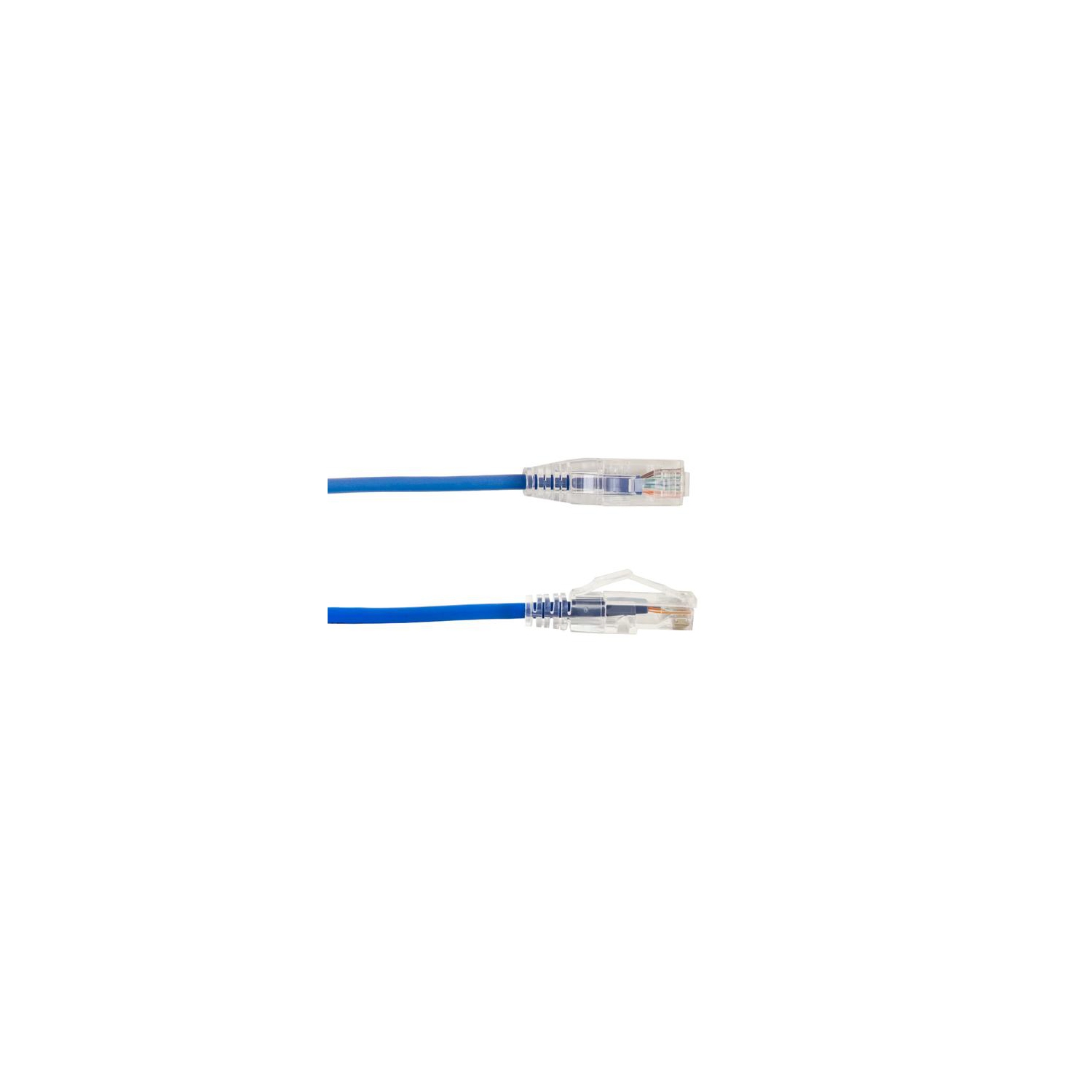 Vertical Cable CAT6A Slim Snagless Patch Cable - 0.9-meter - Blue