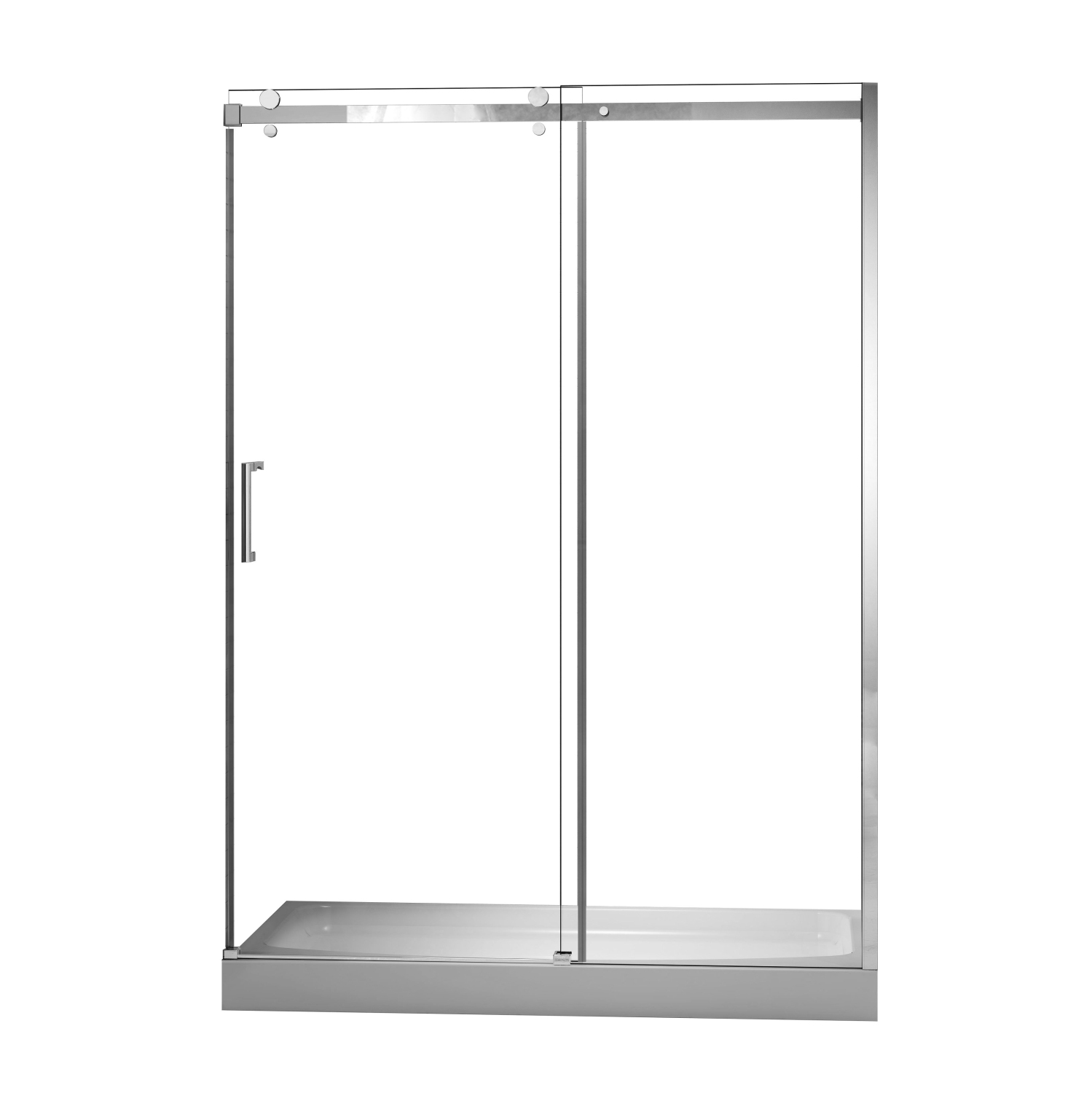 Agua Canada - CLD-48 - Reversible Shower Door 8mm Tempered Glass