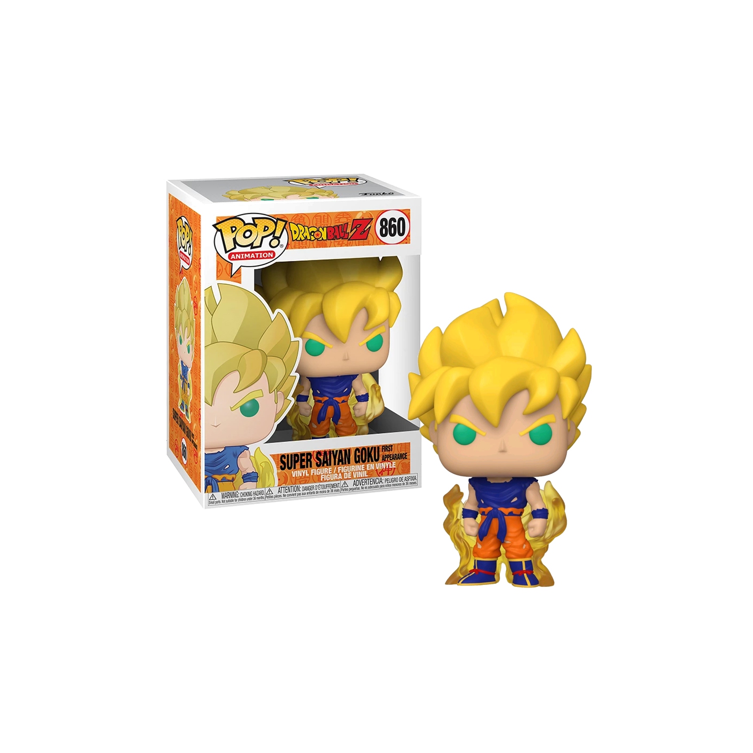 Pop Animation Dragonball Z 3.75 Inch Action Figure - Super Saiyan Goku #860