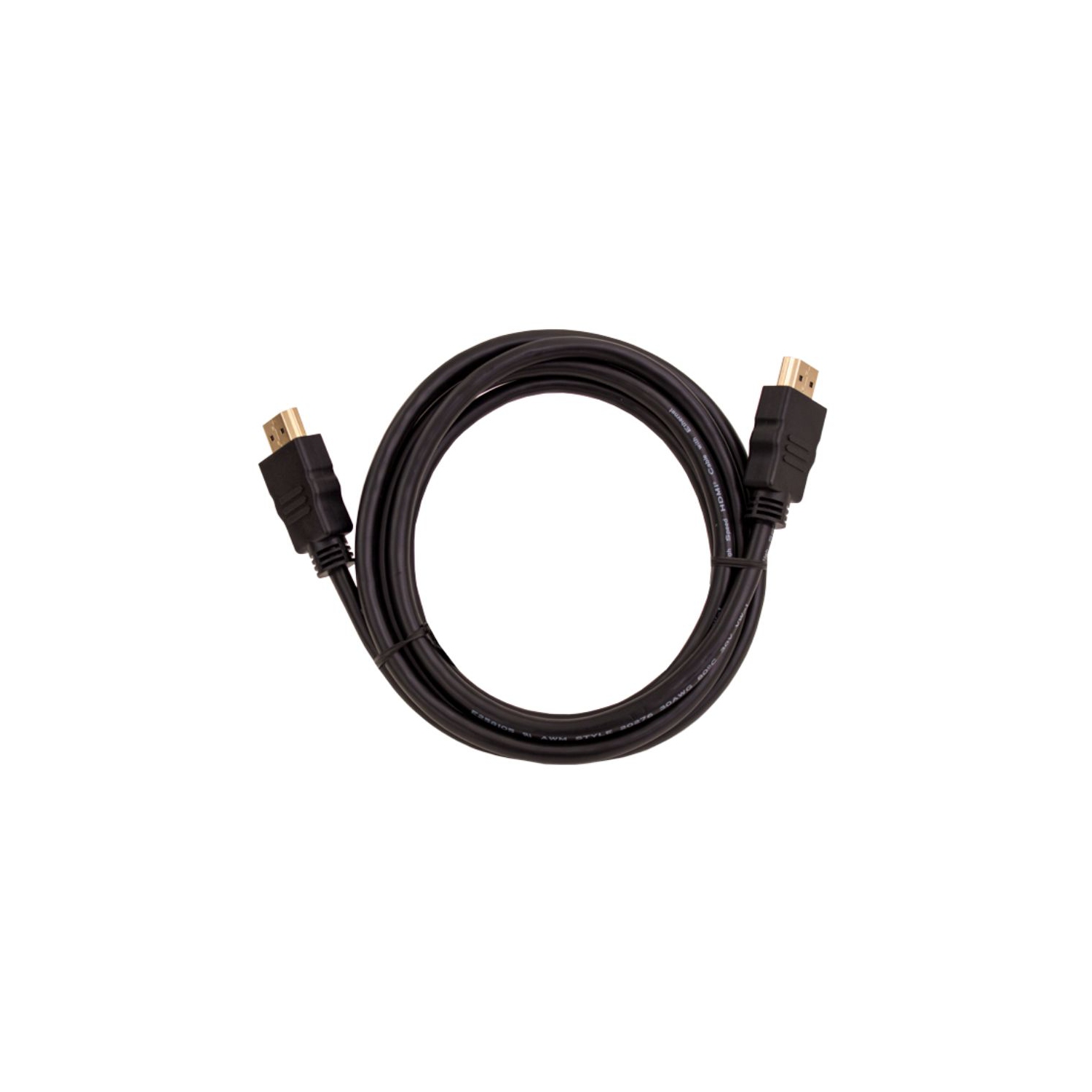 Vertical Cable High Speed Gold Plated HDMI 4K 2.0 Cable - 3-meter - Black