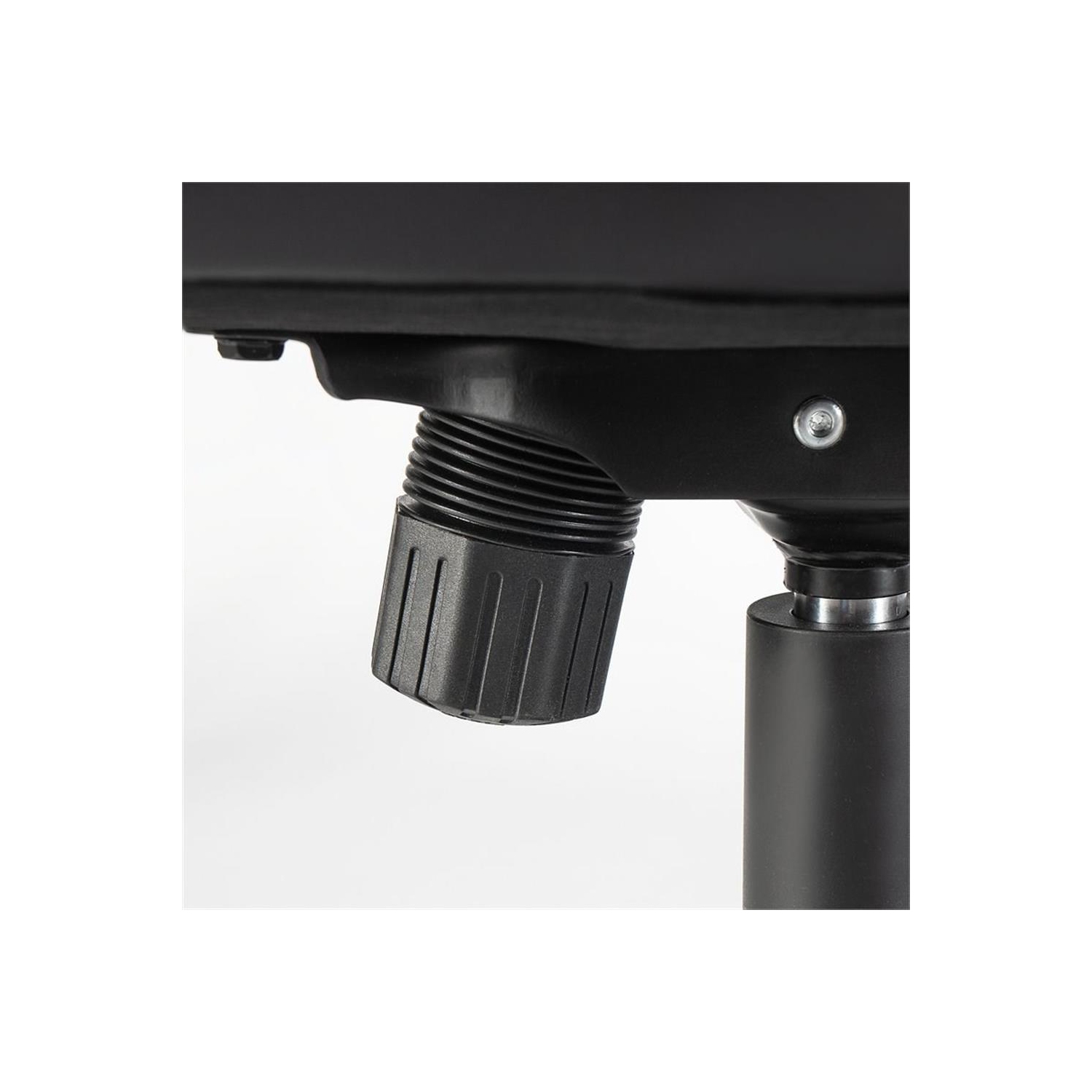 Accord Mesh Back Office Chair on Casters in Black - Fabric