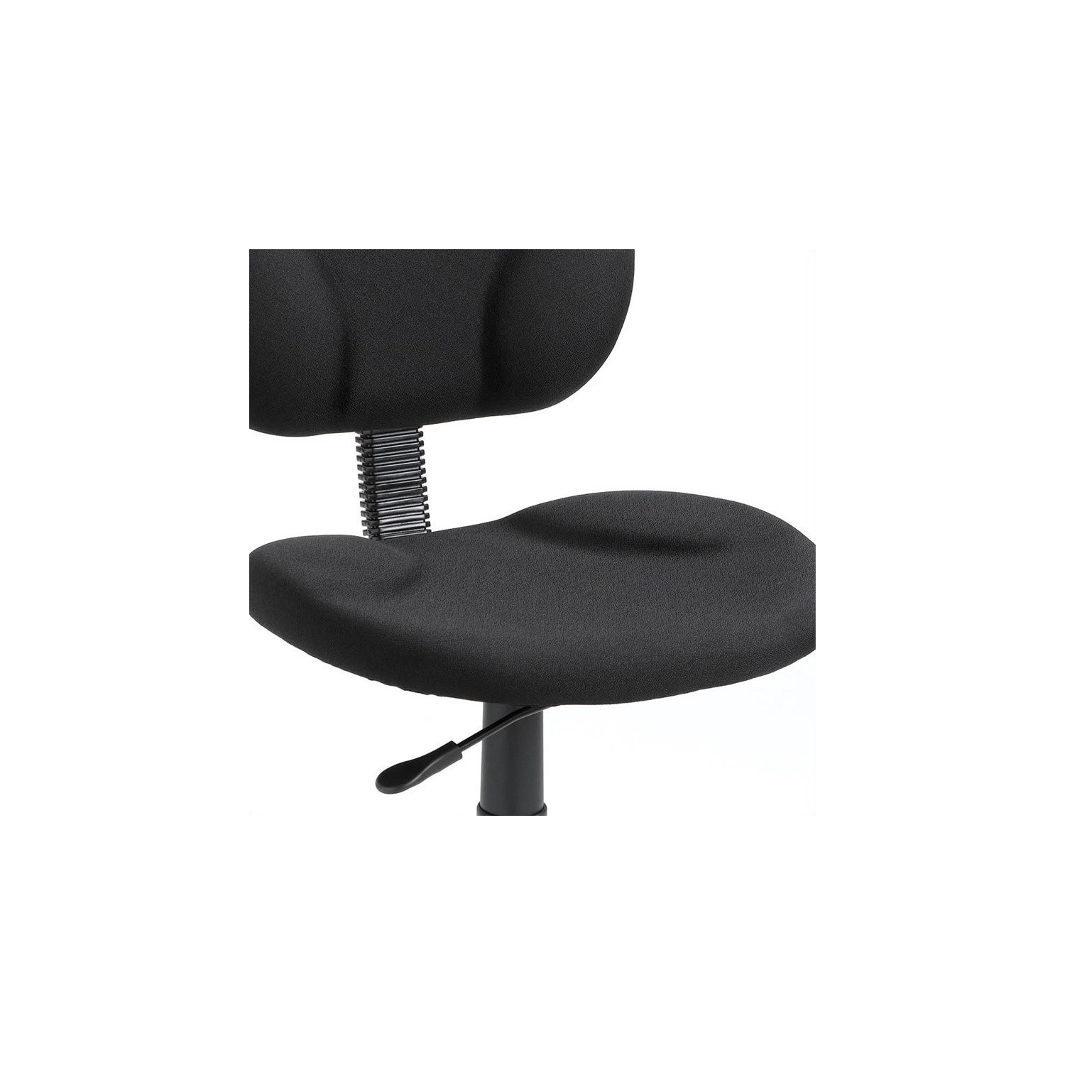 Scranton & Co 26.5'' Fabric Adjustable Seat Drafting Stool in Black