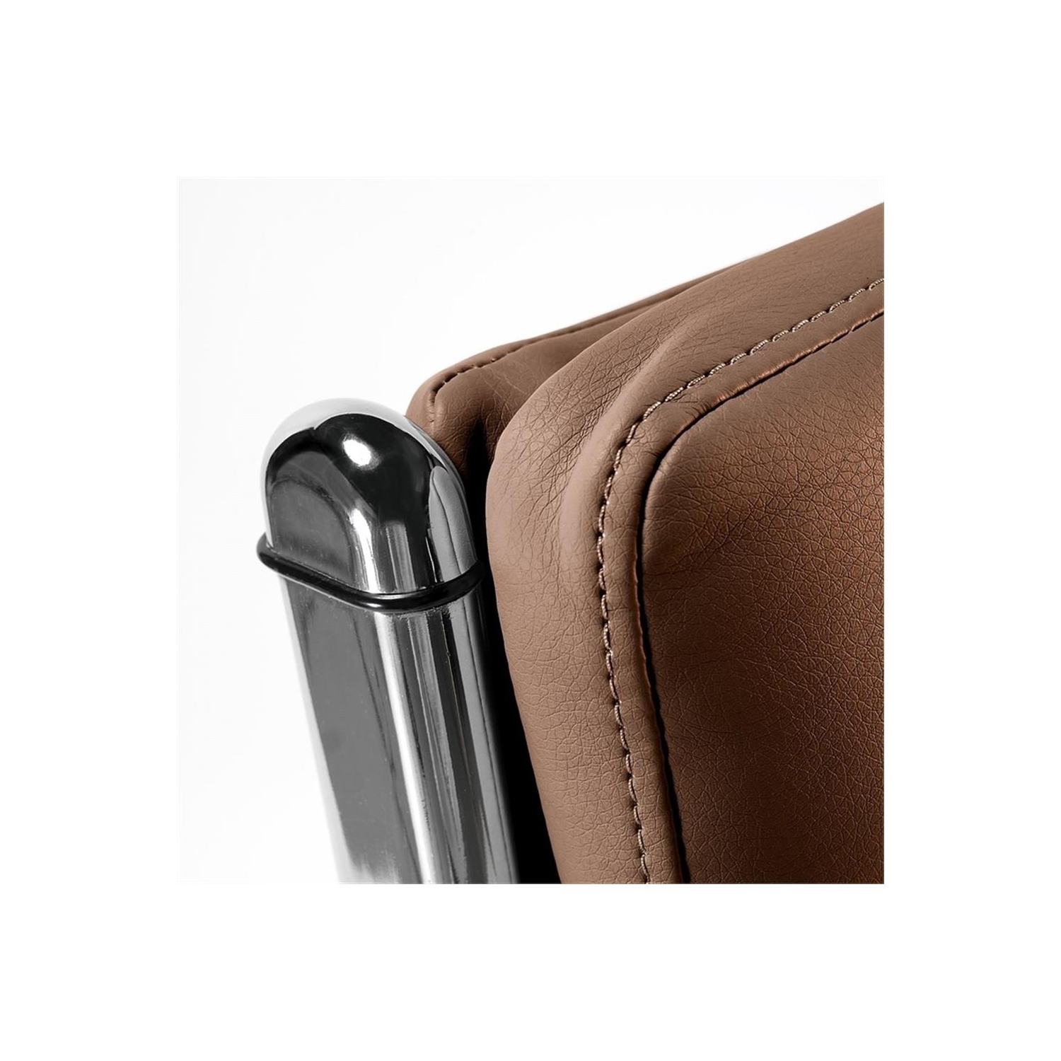 Bush Business Furniture Modelo High Back Leather Executive Office Chair in Tan