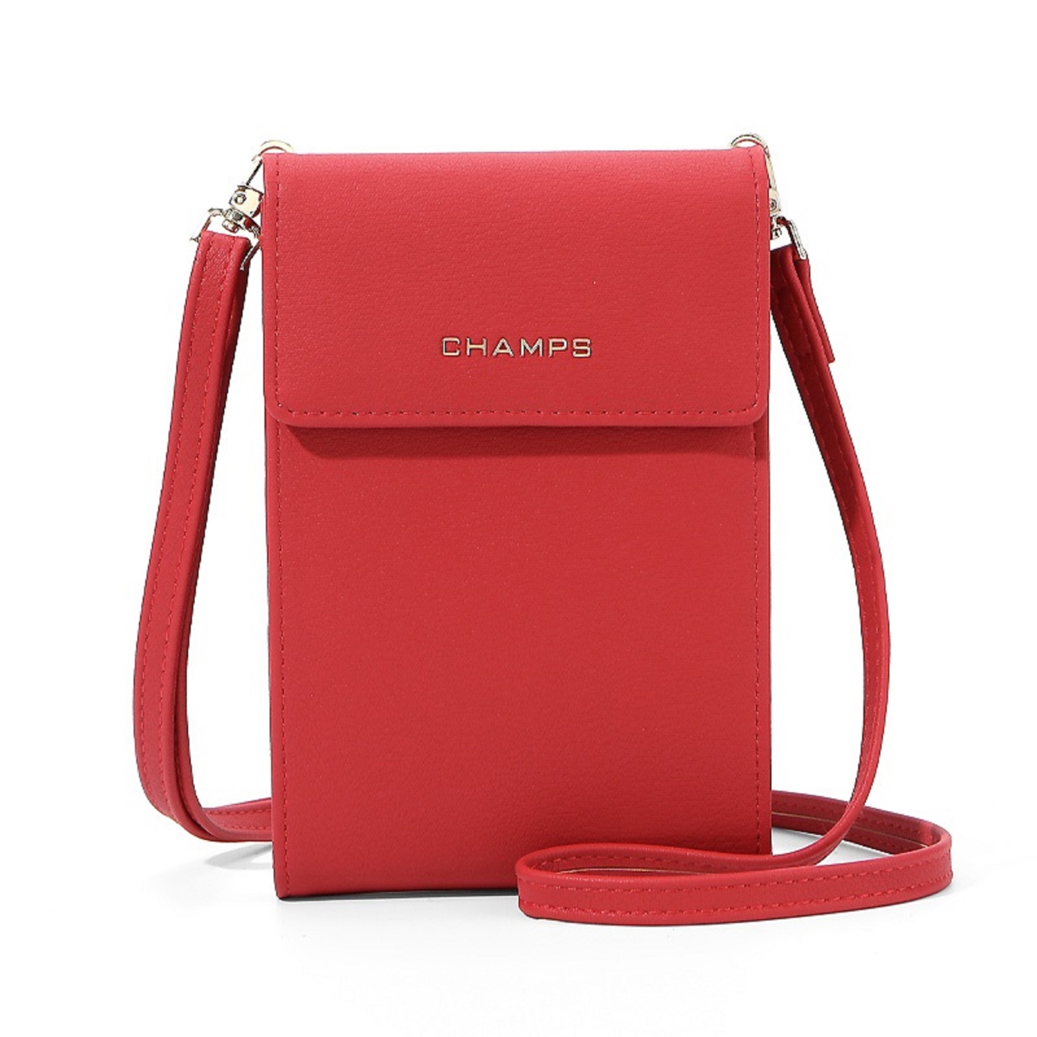 CHAMPS RFID Blocking Smartphone Slingbag, Red