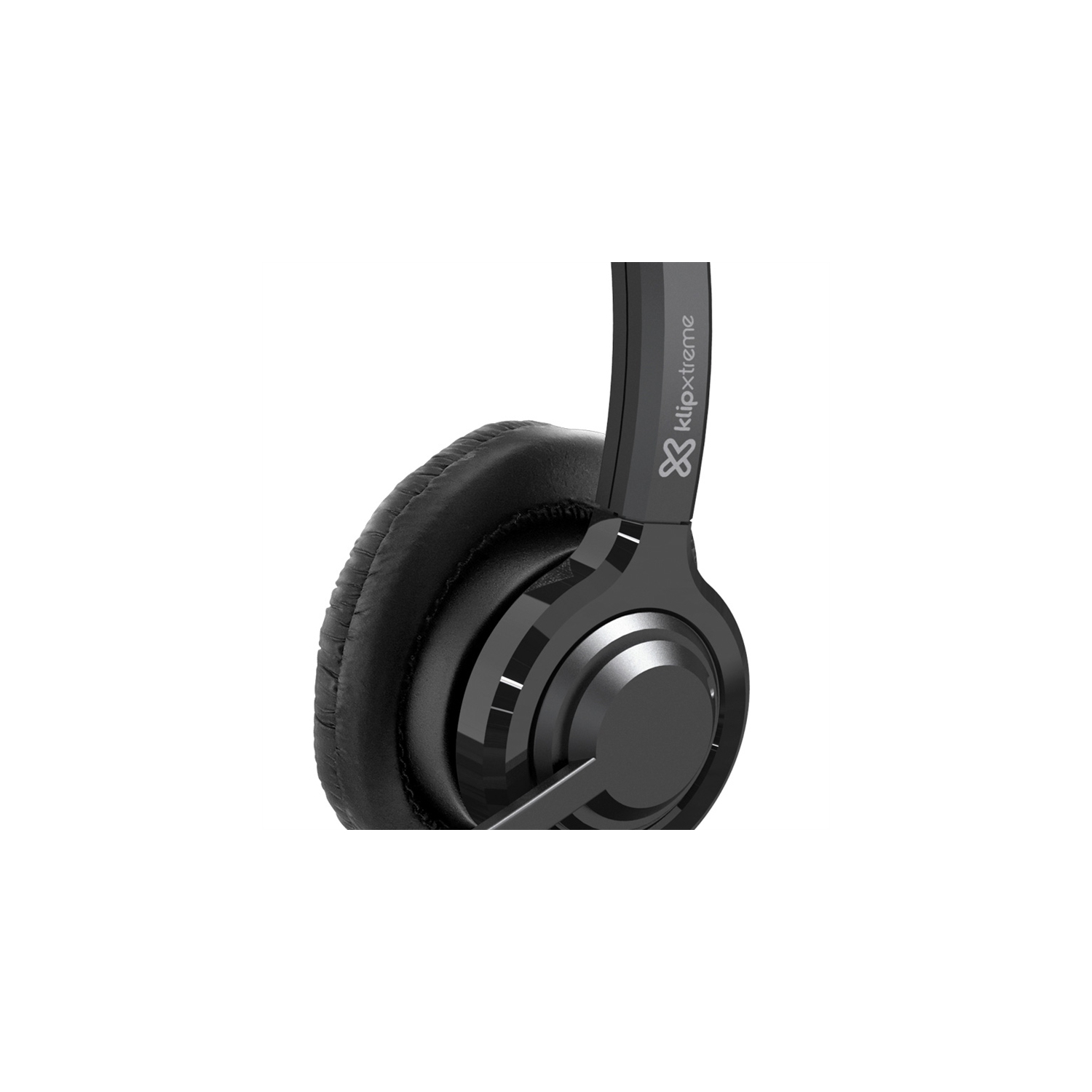 Klipxtreme Headset Business Voxpro Mono USB with Boom Mic Noise Isloating Inline Volume Control/Mute UC Platform Compatible - Black