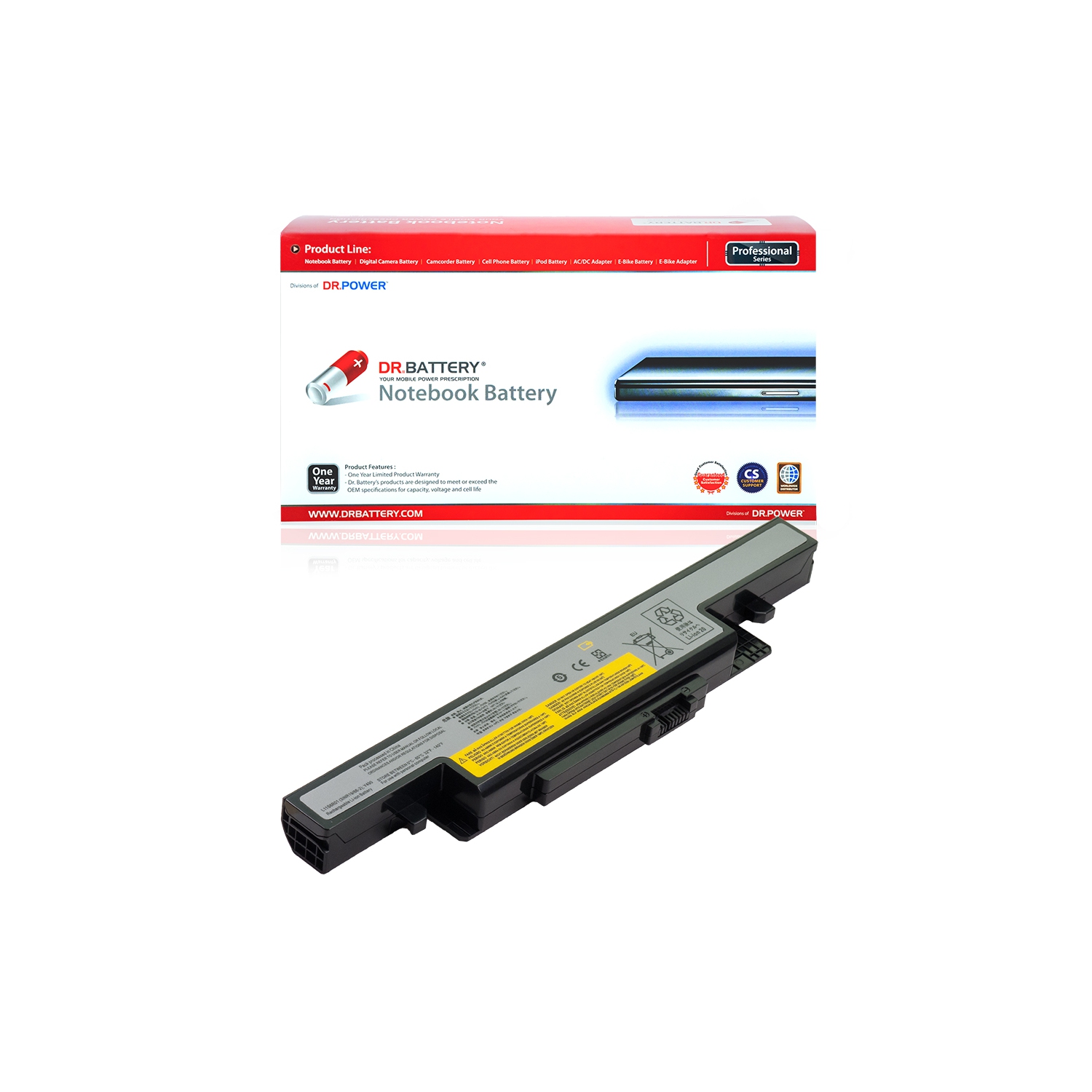 DR. BATTERY - Replacement for Lenovo IdeaPad Y510P-59405673 / Y510P-IFI / Y510P-ISE / Y590 / L12S6A01 / L11L6R02 / L11S6R01