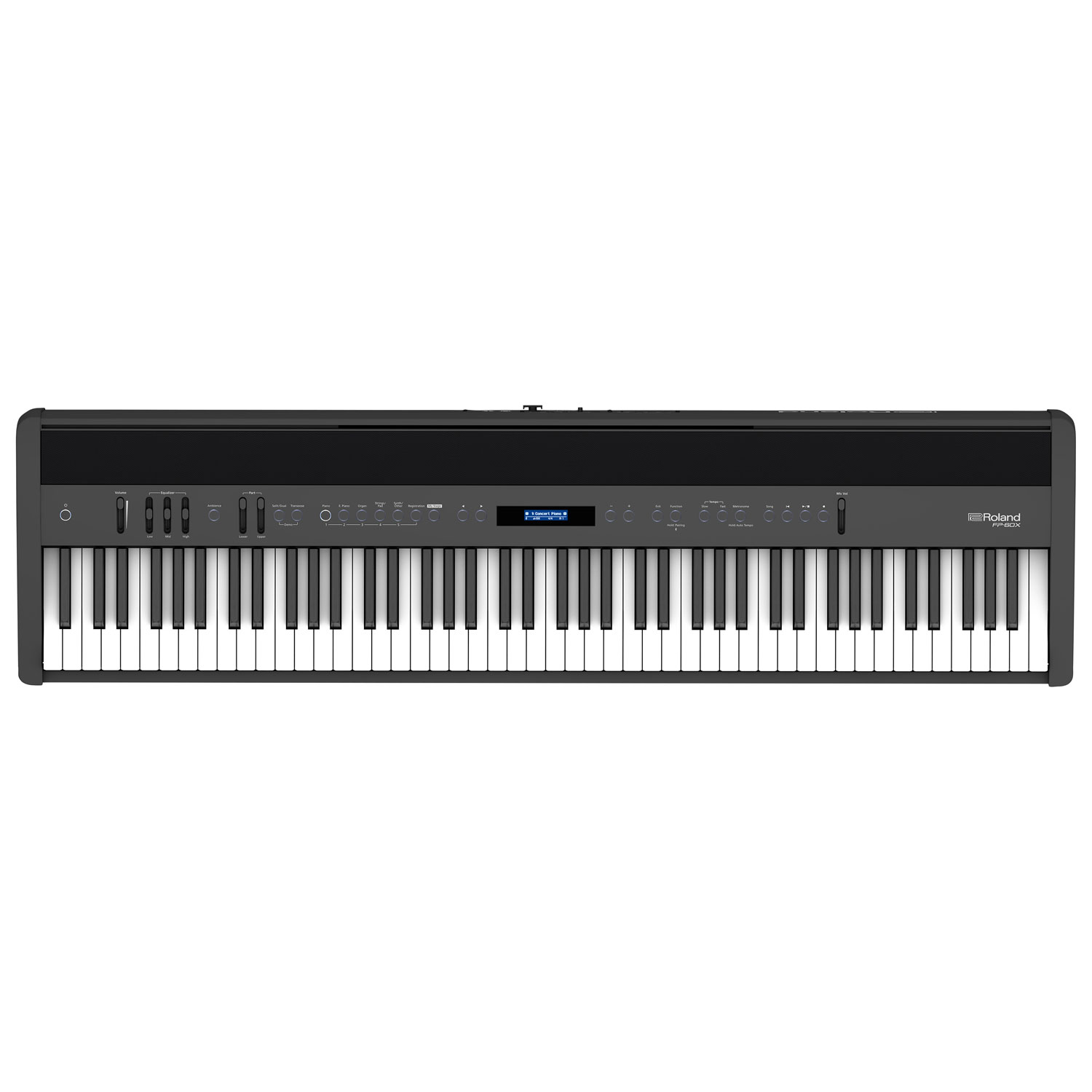 Roland FP-60X 88-Key Weighted Hammer Action Digital Piano- Black