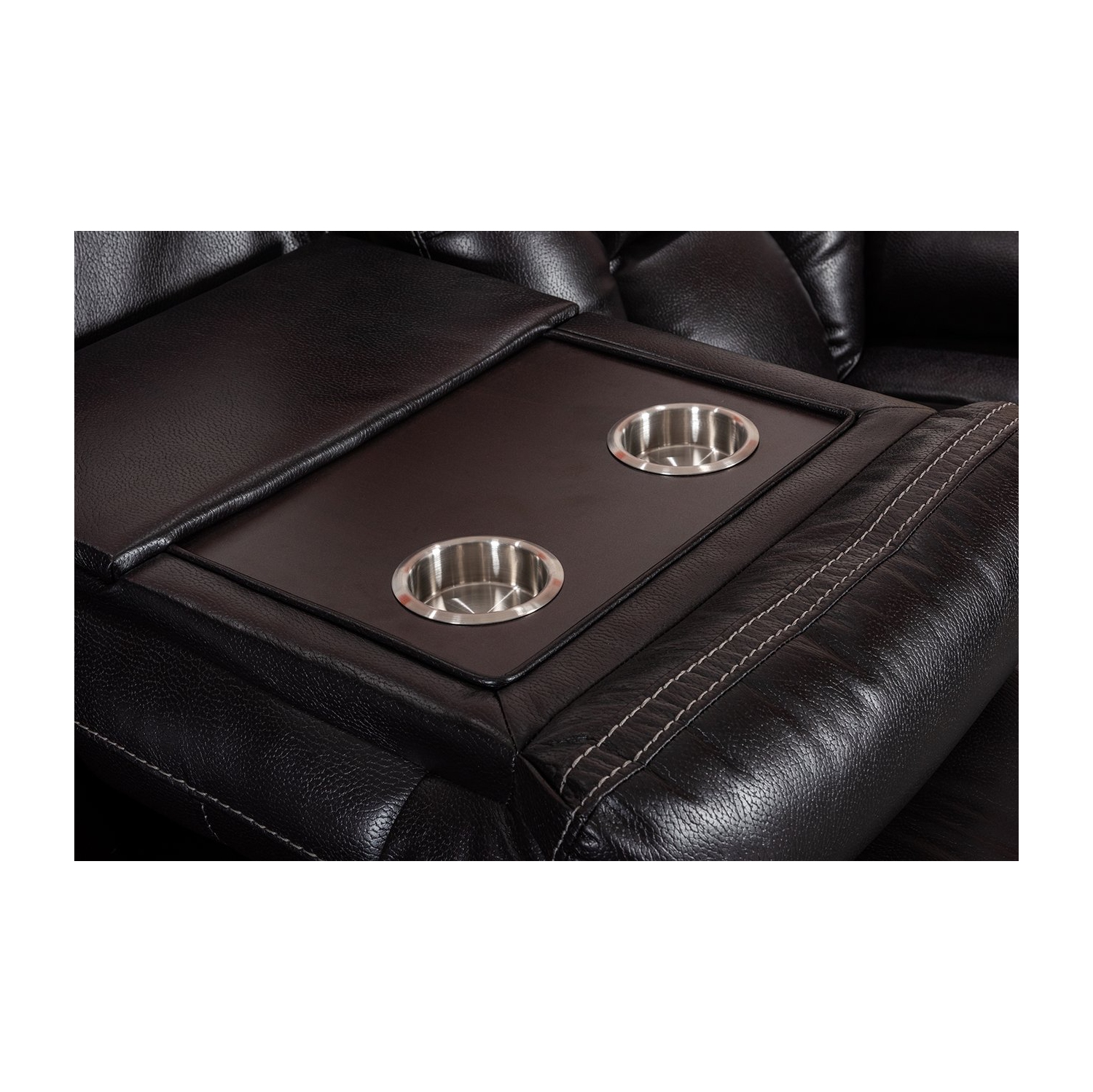 Tapis à poils longs gris turc et blanc d’Infinite Imports 6 pi 5 po x 9 pi 5 po