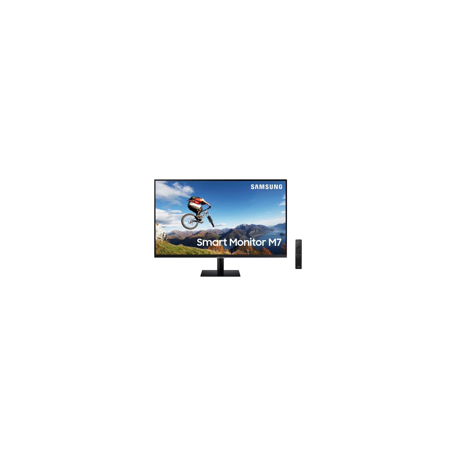 Refurbished (Good) - Samsung 32" 4K Ultra HD 60Hz 8ms GTG VA LED Smart Monitor (LS32AM702UNXZA) - Black