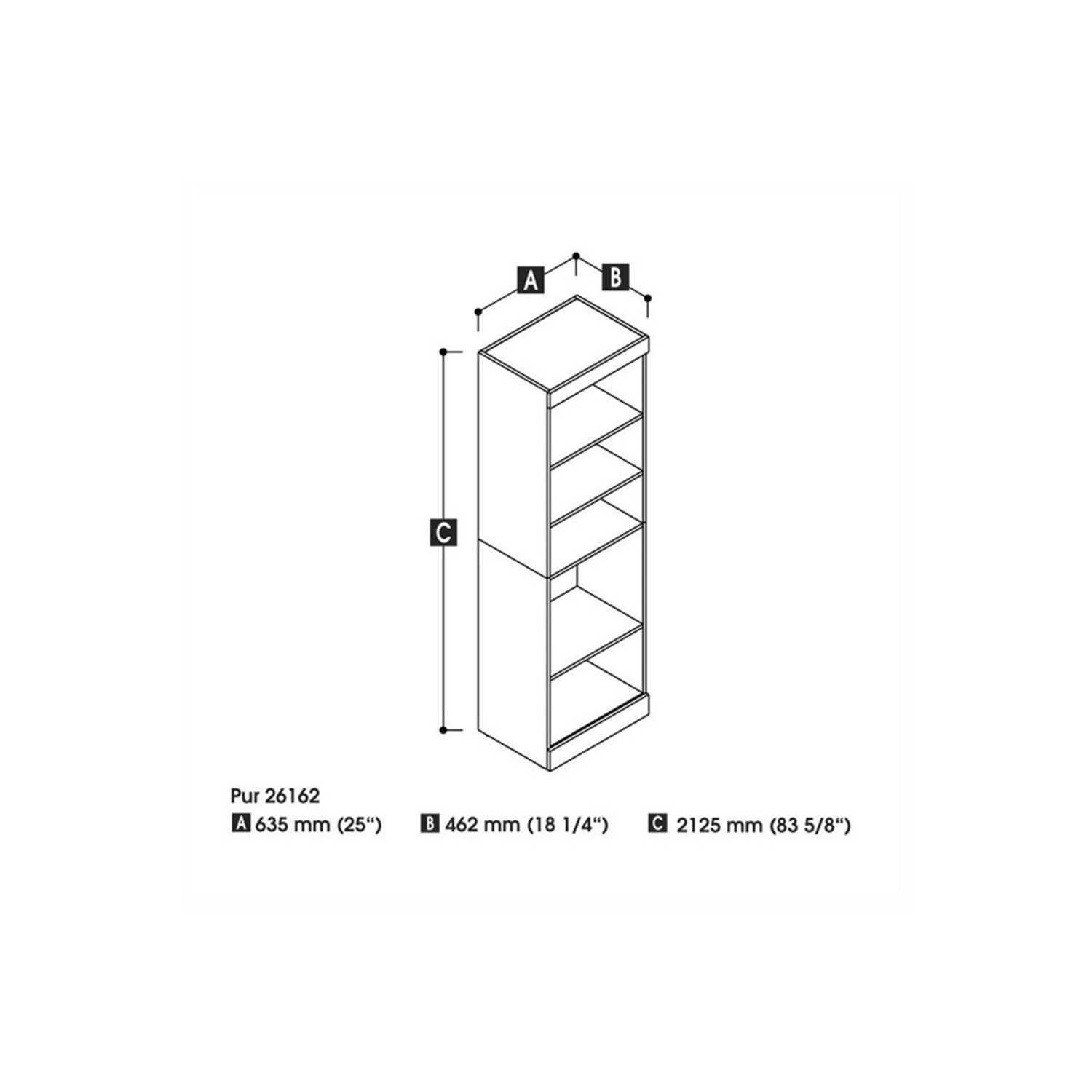Pur 25“ Storage Unit - White