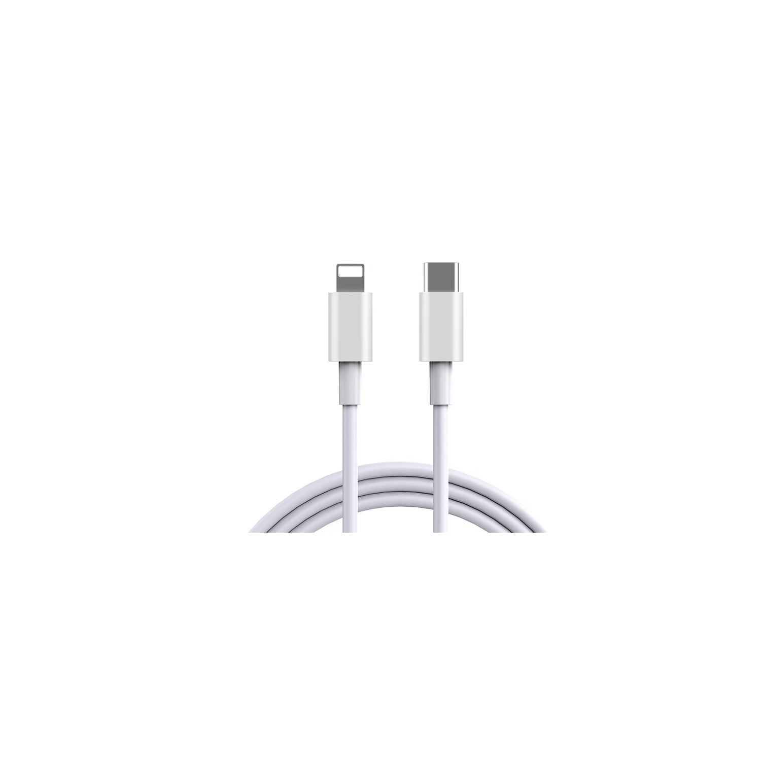 Cableshark for 3ft iPhone 12 Compatible Charger Cable, USB Type-C to Lightning Fast Charging Cable_White