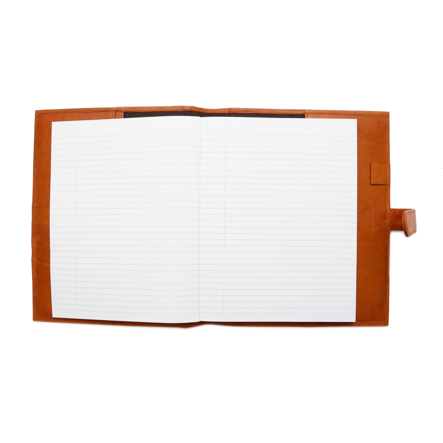 Ashlin® DESIGNER | HOUGH Refillable Journal with book card pockets strap