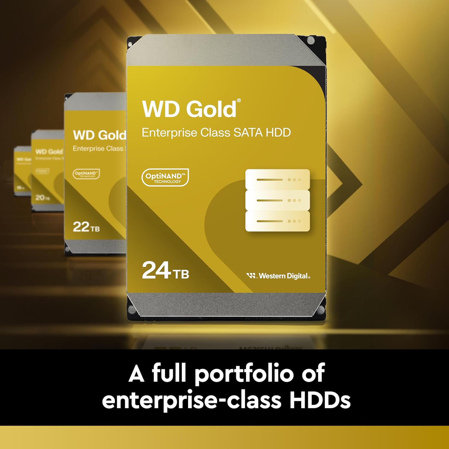 Western Digital WD181KRYZ Gold Enterprise Class SATA HDD Internal Storage, 18TB