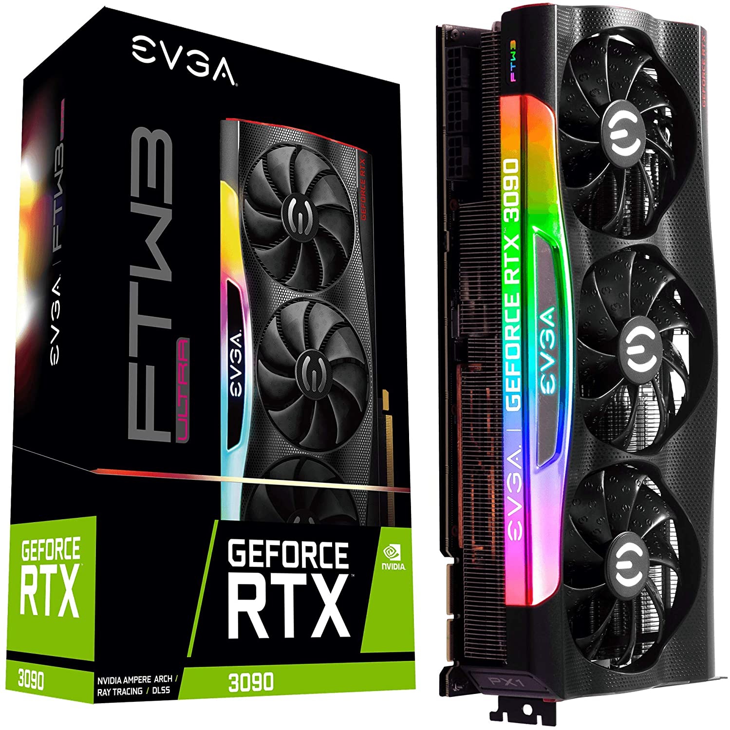EVGA GeForce RTX 3090 Graphic Card - 24 GB GDDR6X 24G-P5-3987-KR