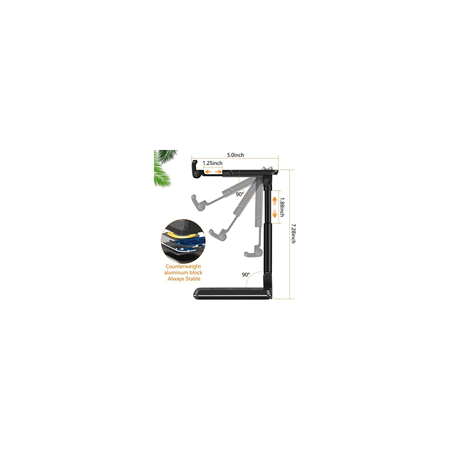 Chargeur sans fil réglable 2-en-1 de Raxxio, double station de recharge Qi de 10&nbsp;W, iPhone 14/14Plus/13/12/11 Pro/XS/XR, AirPods, Samsung Galaxy