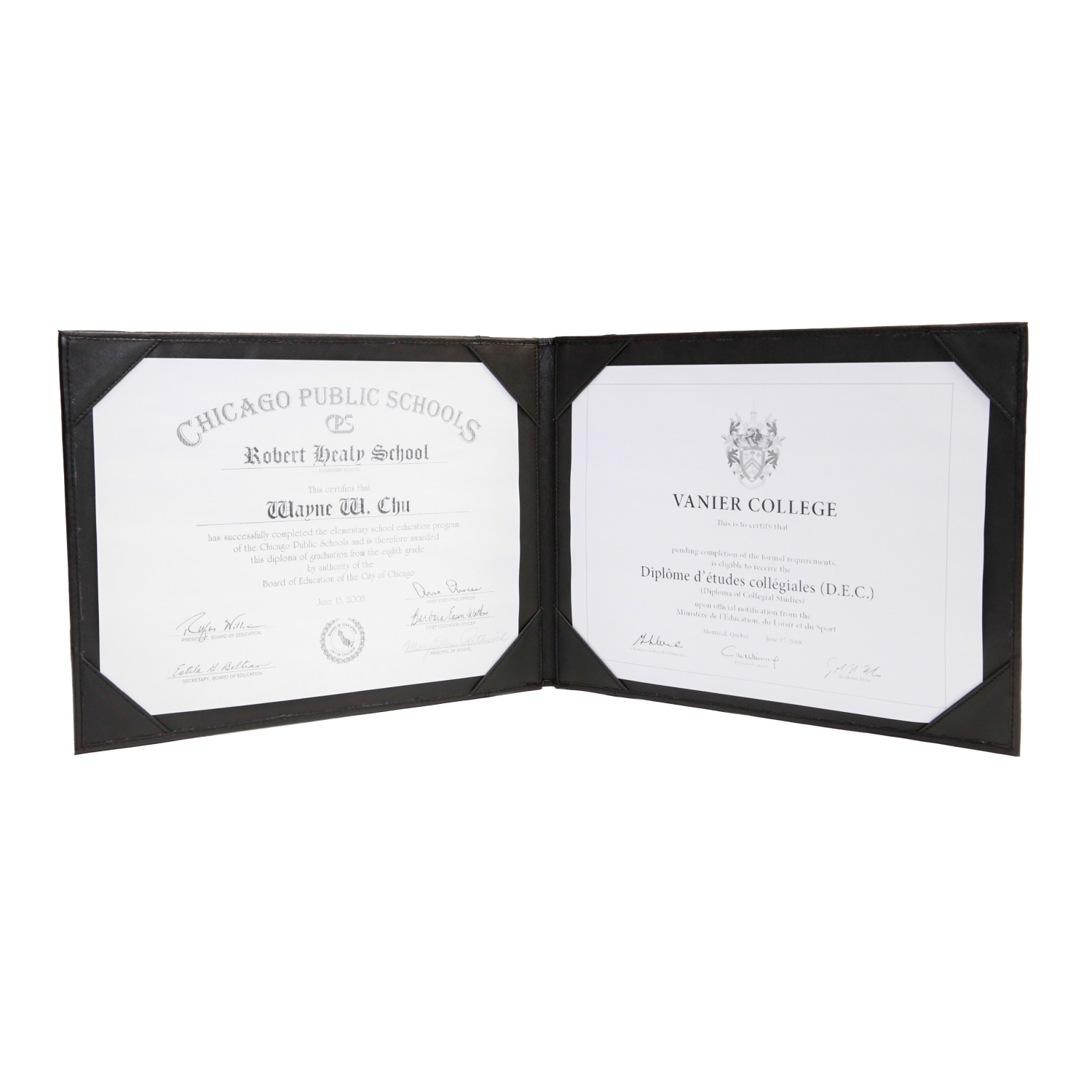 Ashlin® DESIGNER | RUSKIN Double Certficate Holder Landscape