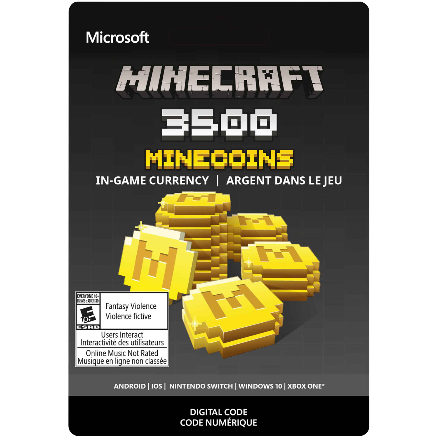 Minecraft - 3500 Minecoins (Xbox One) - Digital Download