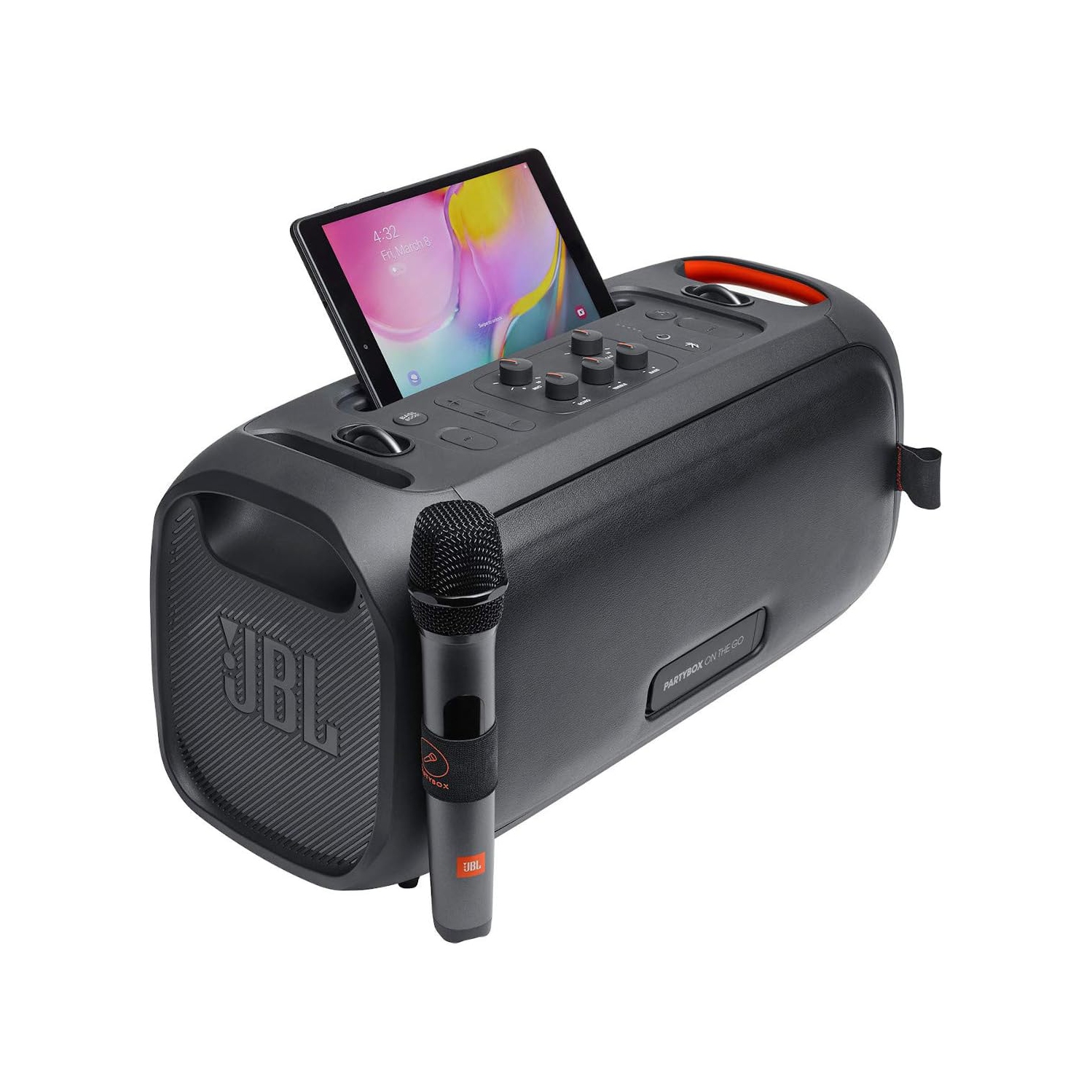 Open Box JBL PartyBox On-The-Go Portable Party Speaker BLACK