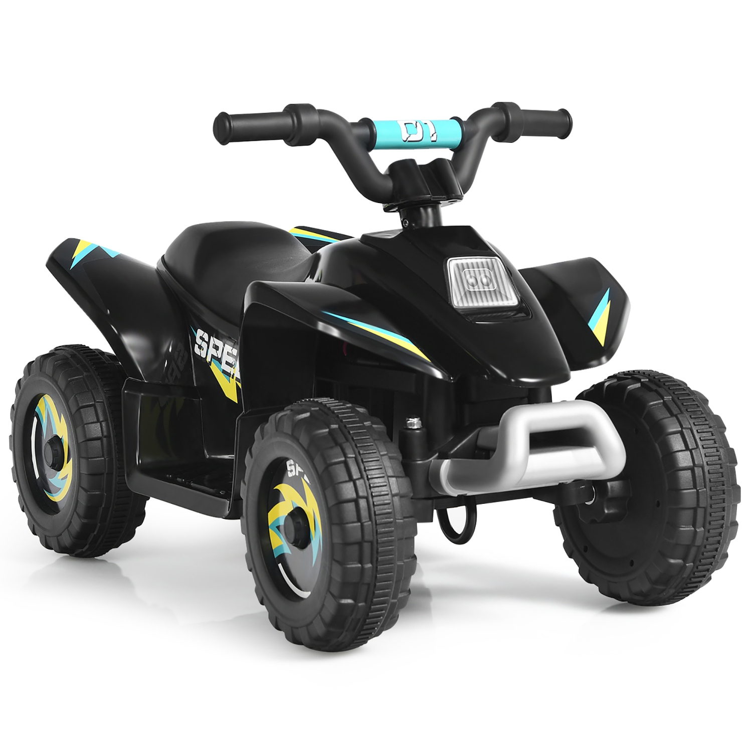 Costway 6V Kids Electric Quad ATV 4 Wheels Ride On Toy Toddlers Forward&Reverse