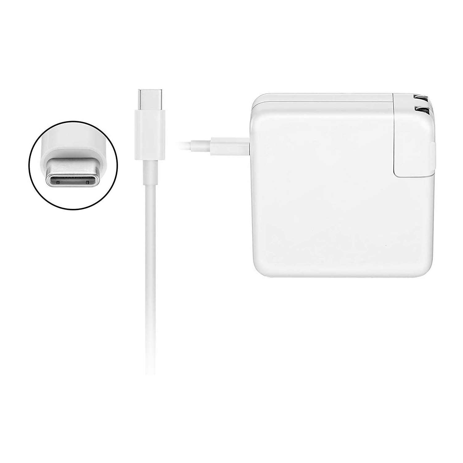 WINGOMART 30W USB C Power Adapter, Fast Charger for Apple MacBook Air/Pro USB-USB C Charge + Type C Cable for Samsung / iPad MacBook Air Pro 12" 13"