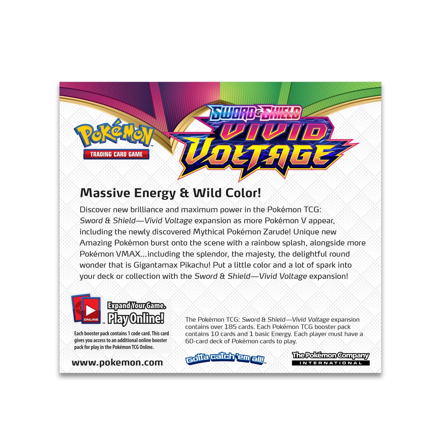 Pokemon TCG: Sword & Shield - Vivid Voltage Booster Box - 36 Packs