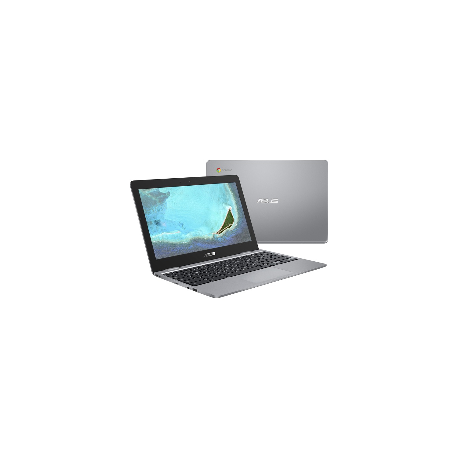 Asus Chromebook 12 C223 C223NA-DH02 11.6" Chromebook - HD - 1366 x 768 - Intel Celeron N3350 Dual-core (2 Core) 1.10 GHz - 4 GB RAM - 32 GB Flash Memory - Gray