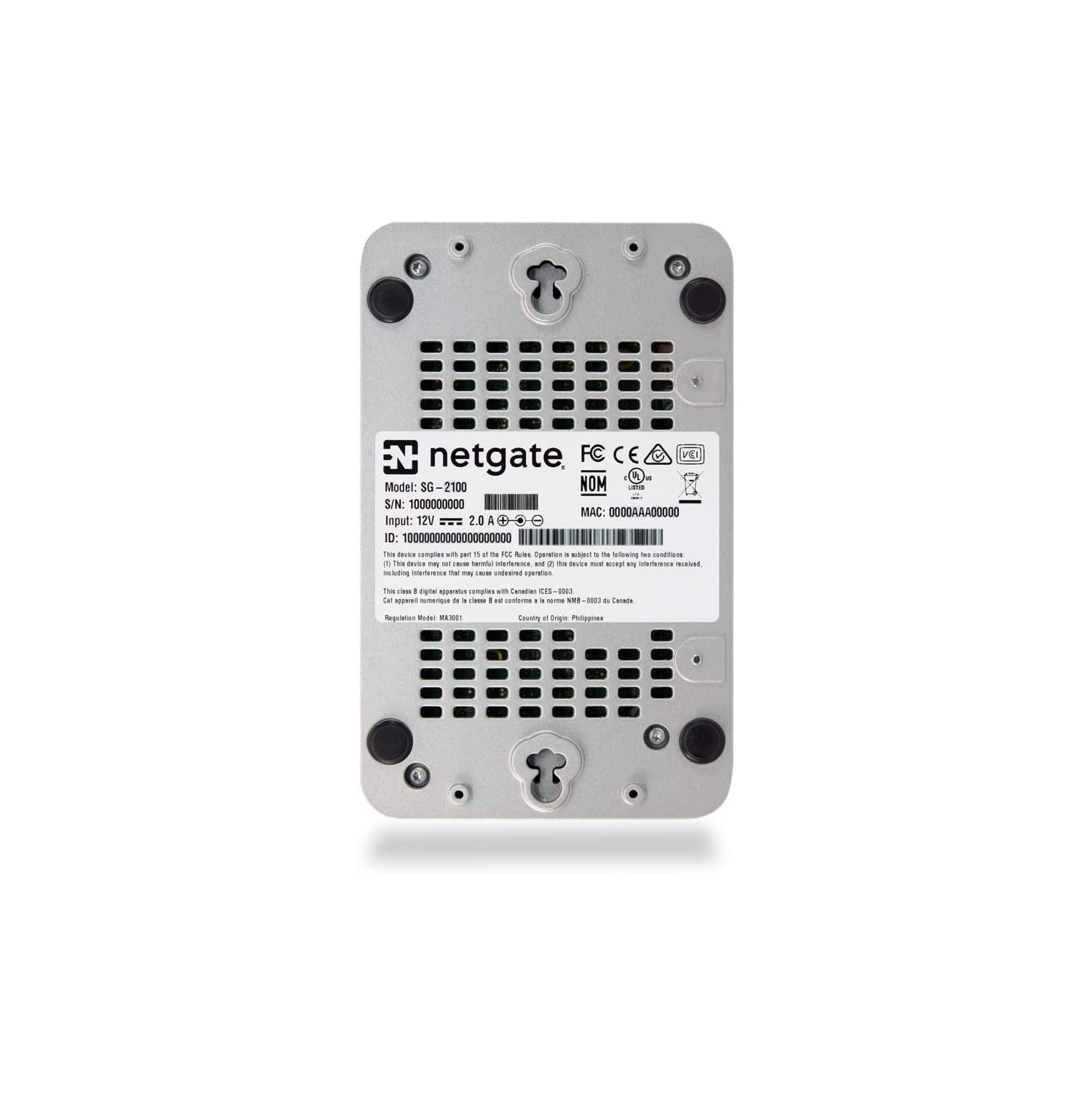 Netgate SG-2100 Security Gateway pfSense Firewall VPN Router