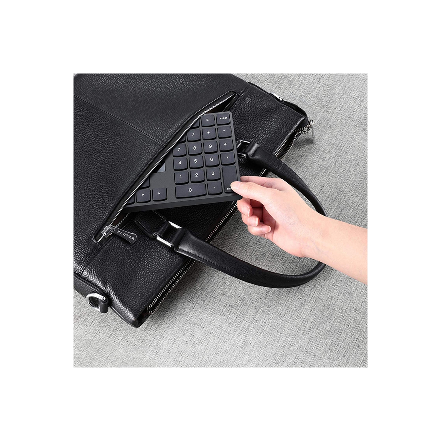 Clavier numérique USB Mini clavier numérique mince portable pour ordinateur de bureau Pleine taille - axGear