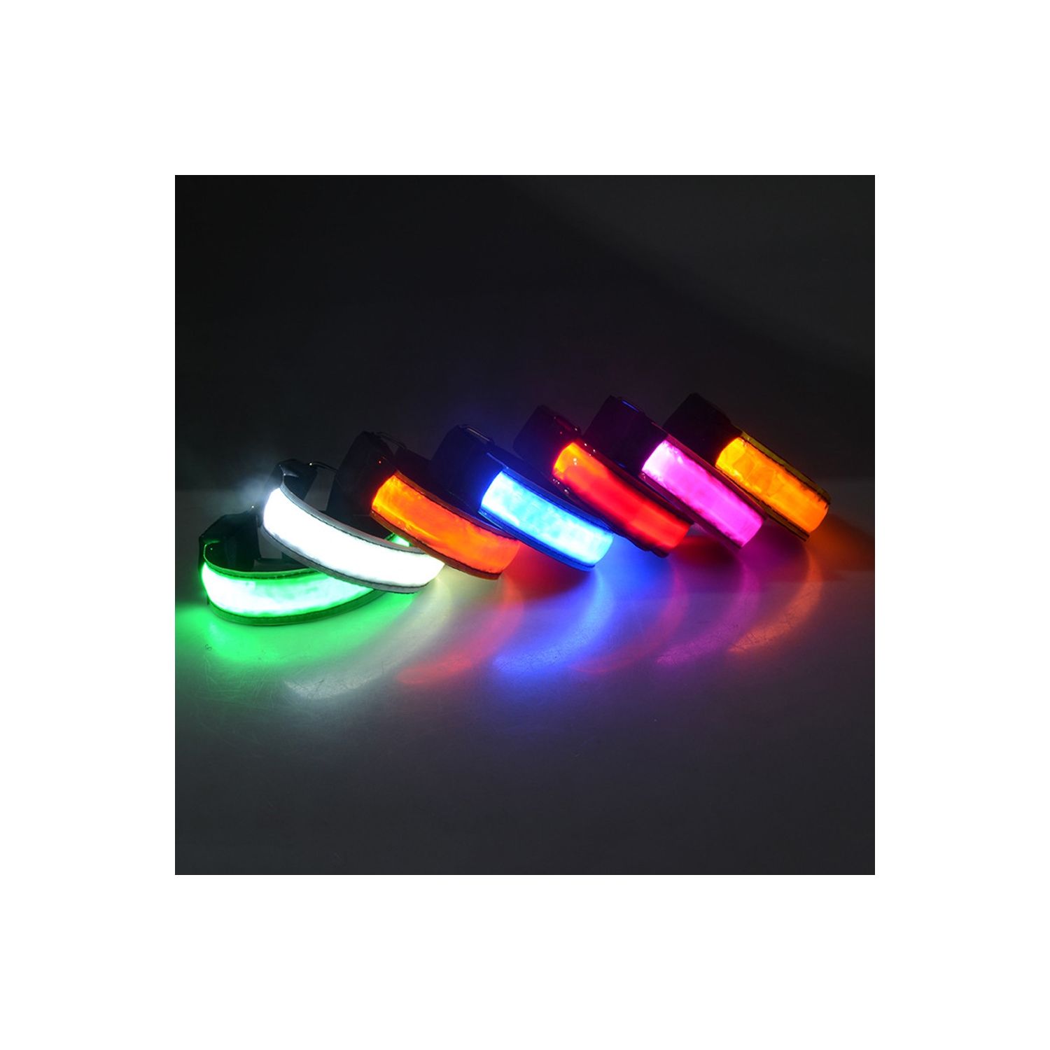 LED Armband Reflective Running Gear Bracelet Glow LED Light Band - axGear