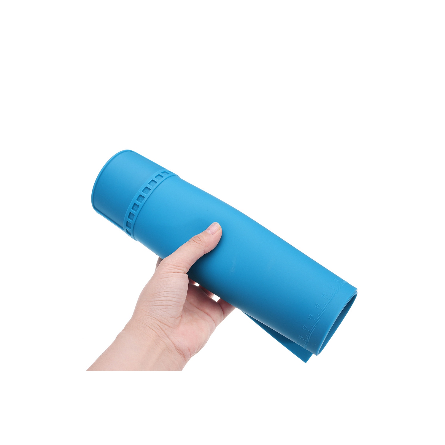 35x25cm Heat Insulation Silicone Pad Soldering Repair Maintenance Platform Blue - axGear