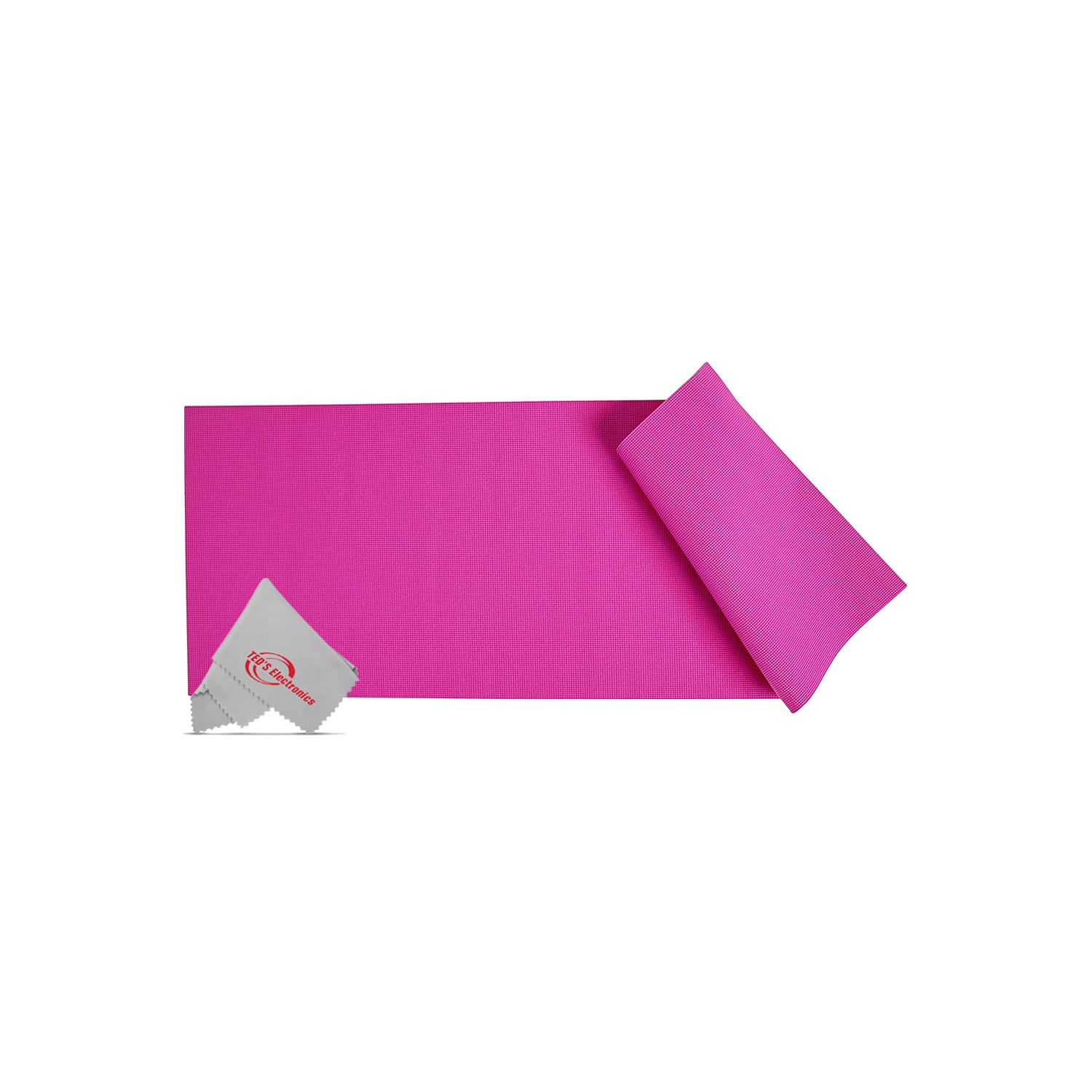 Vivitar – Tapis d’exercice en mousse haute densité de 5 mm PFV8277, antidérapant, rose Surface pour les exercices de yoga