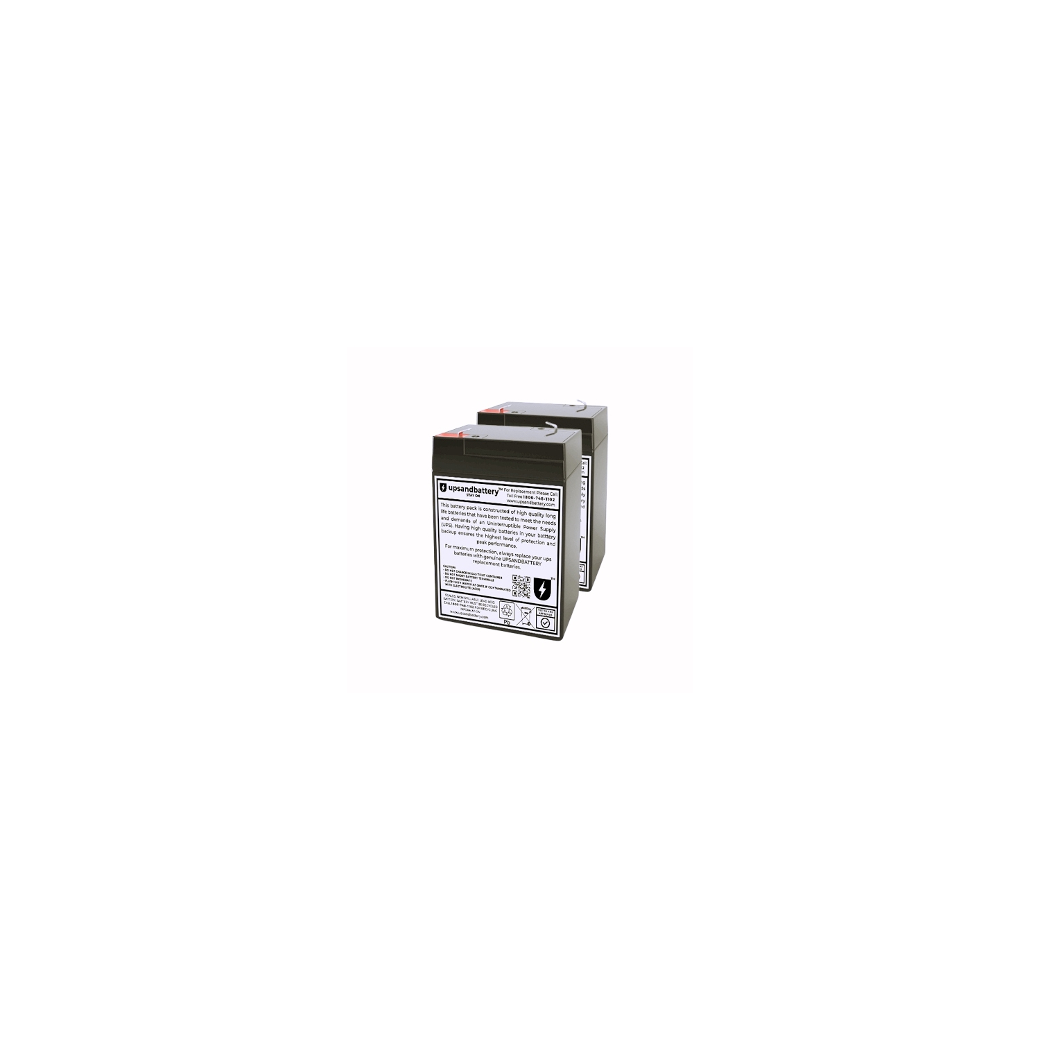 APC UPS Model AP200 Compatible High-Rate Discharge Series Replacement Battery Backup Set - UPSANDBATTERY™
