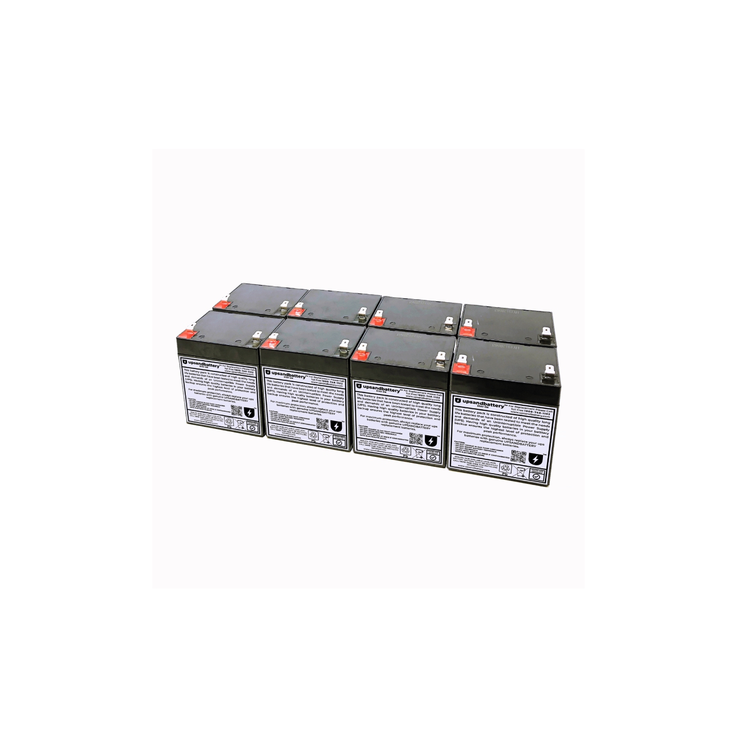 APC UPS Model SUA3000RMJ2UB Compatible High-Rate Discharge Series Replacement Battery Backup Set - UPSANDBATTERY™