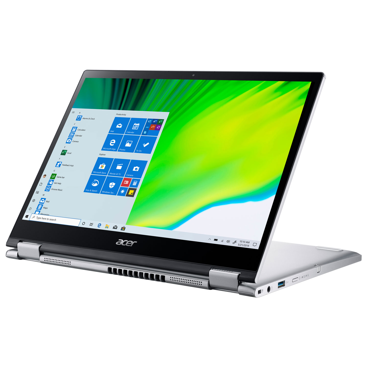 Acer Spin 3 13.3" Touchscreen 2-in-1 Laptop - Silver