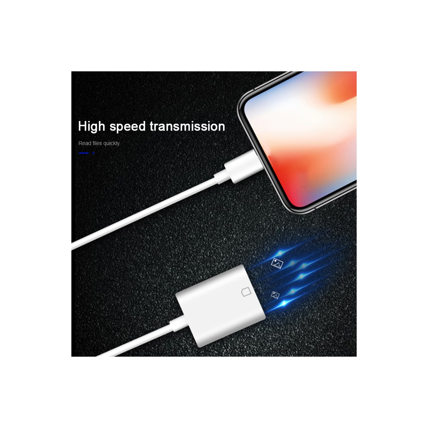 Lecteur de cartes USB-C vers SD pour PC, Mac, iPad, tablettes et smartphones Android | Lecteur Flash USB MicroSD USB 2.0 haute vitesse pour caméra,