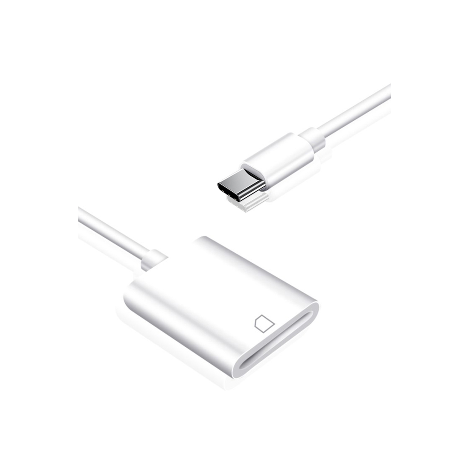 Lecteur de cartes USB-C vers SD pour PC, Mac, iPad, tablettes et smartphones Android | Lecteur Flash USB MicroSD USB 2.0 haute vitesse pour caméra,