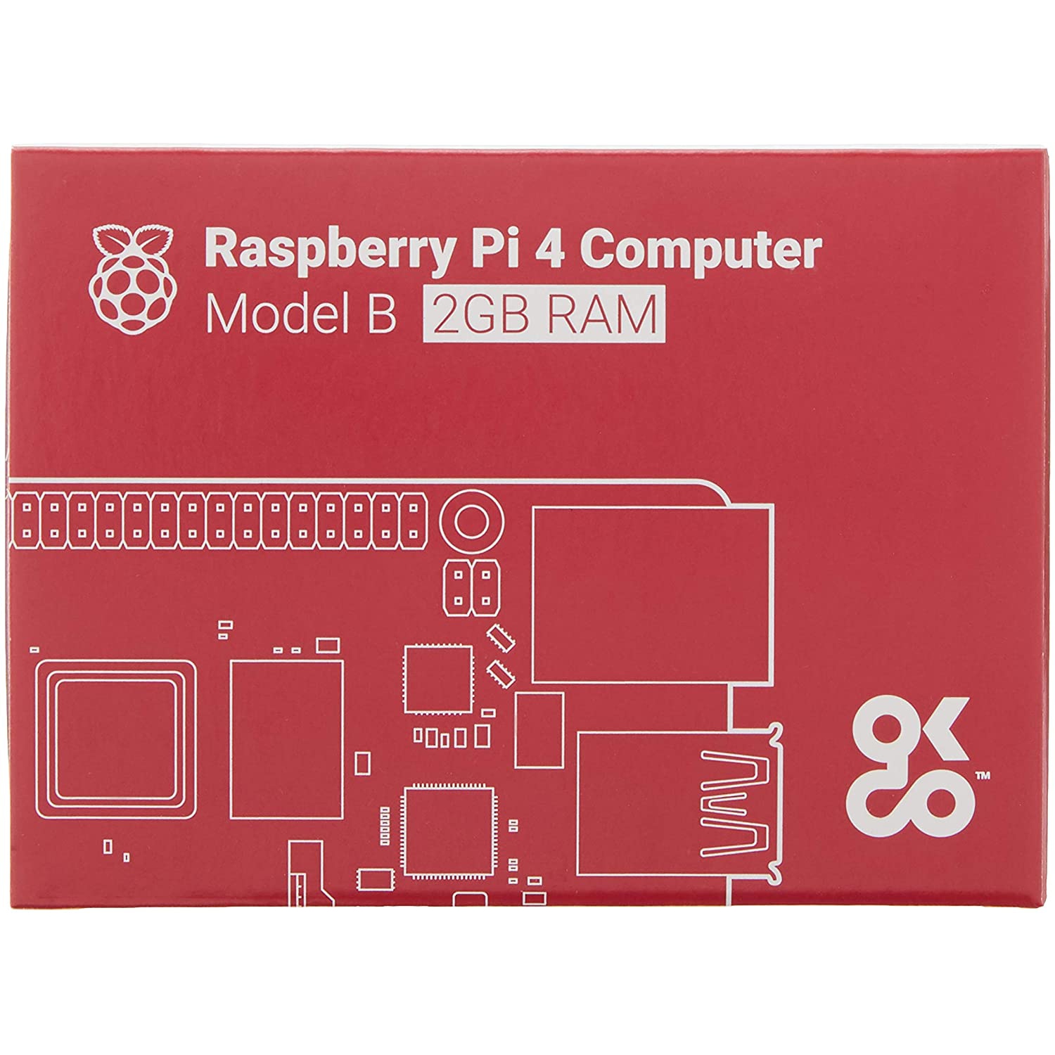 Raspberry Pi 4 Model B 2019 Quad Core 64 Bit WiFi Bluetooth