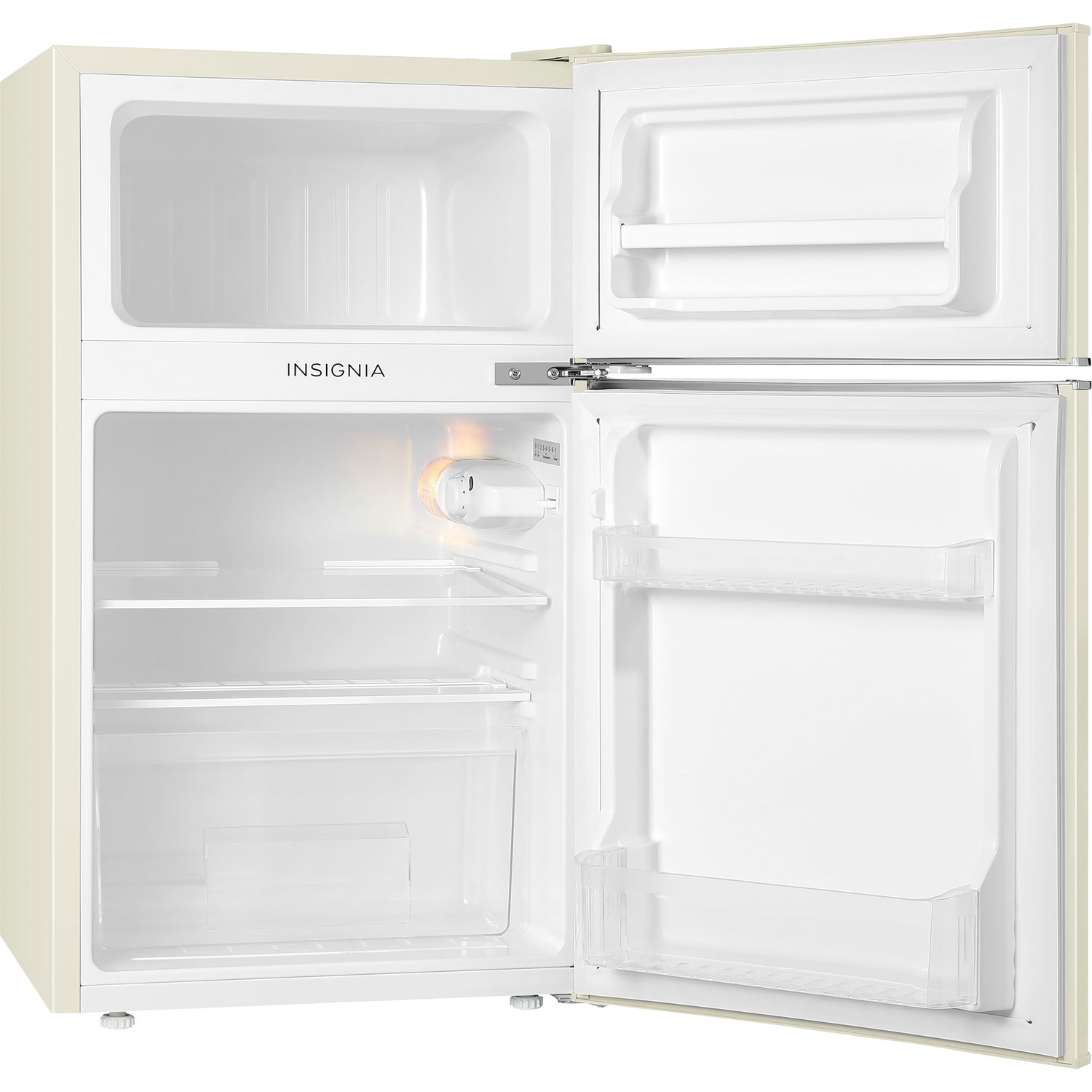 Réfrigérateur de bar rétro à congélateur supérieur 3,1 pi³ d'Insignia - Crème - Exclusivité de Best Buy