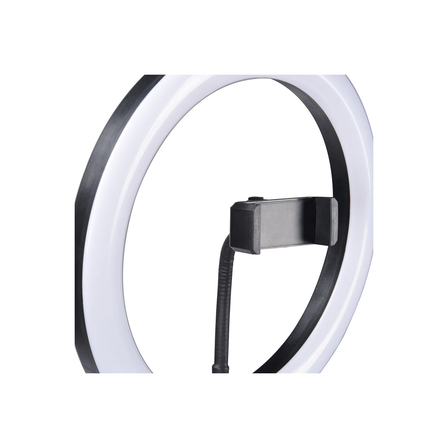 10 pouces Ring Light Desktop Selfie Sticks, 3 modes d'éclairage pour la prise de vue à lumière d'appoint avec trépied et support de téléphone