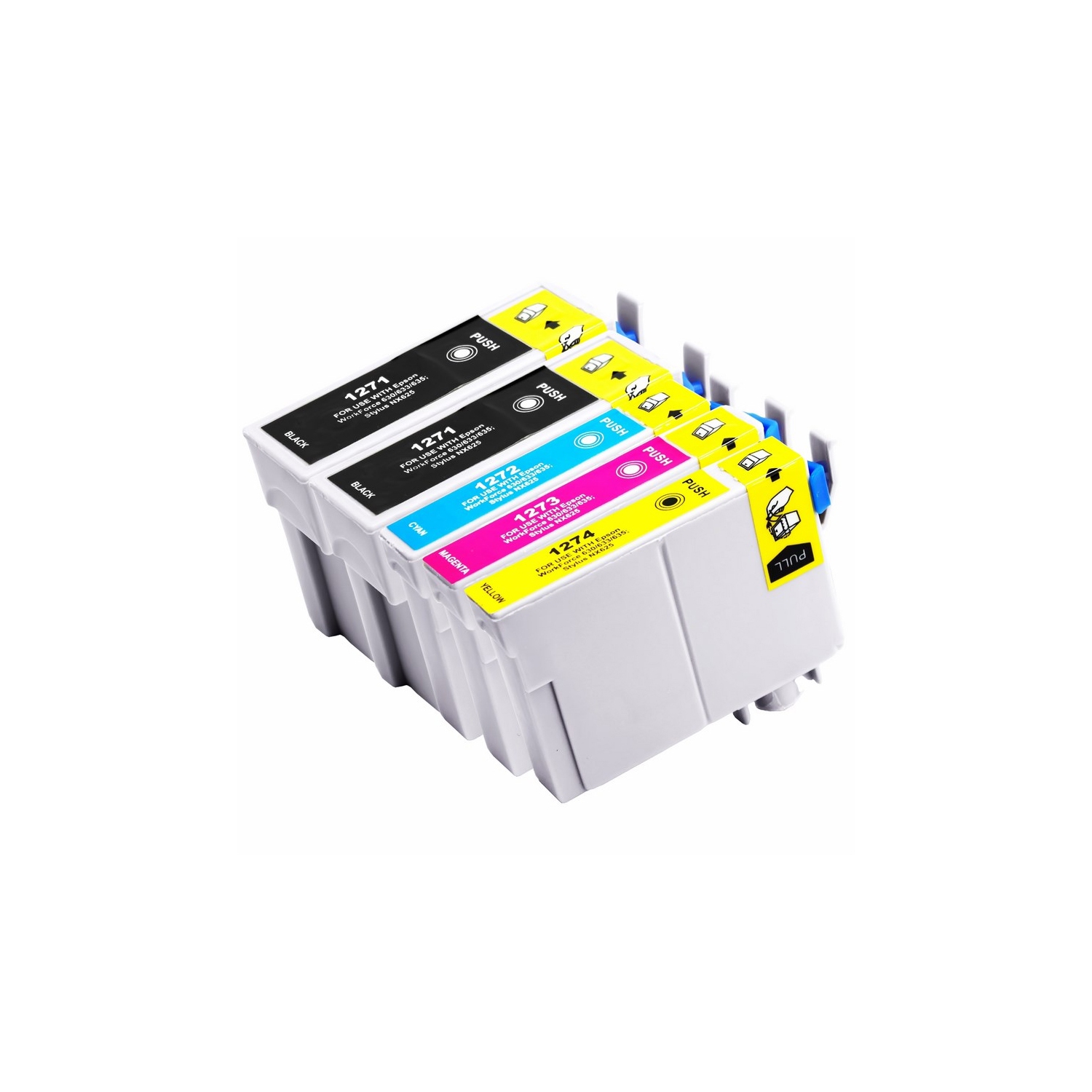5 Pack 2BK/C/M/Y Ink Cartridge replacement for Epson T127&nbsp;