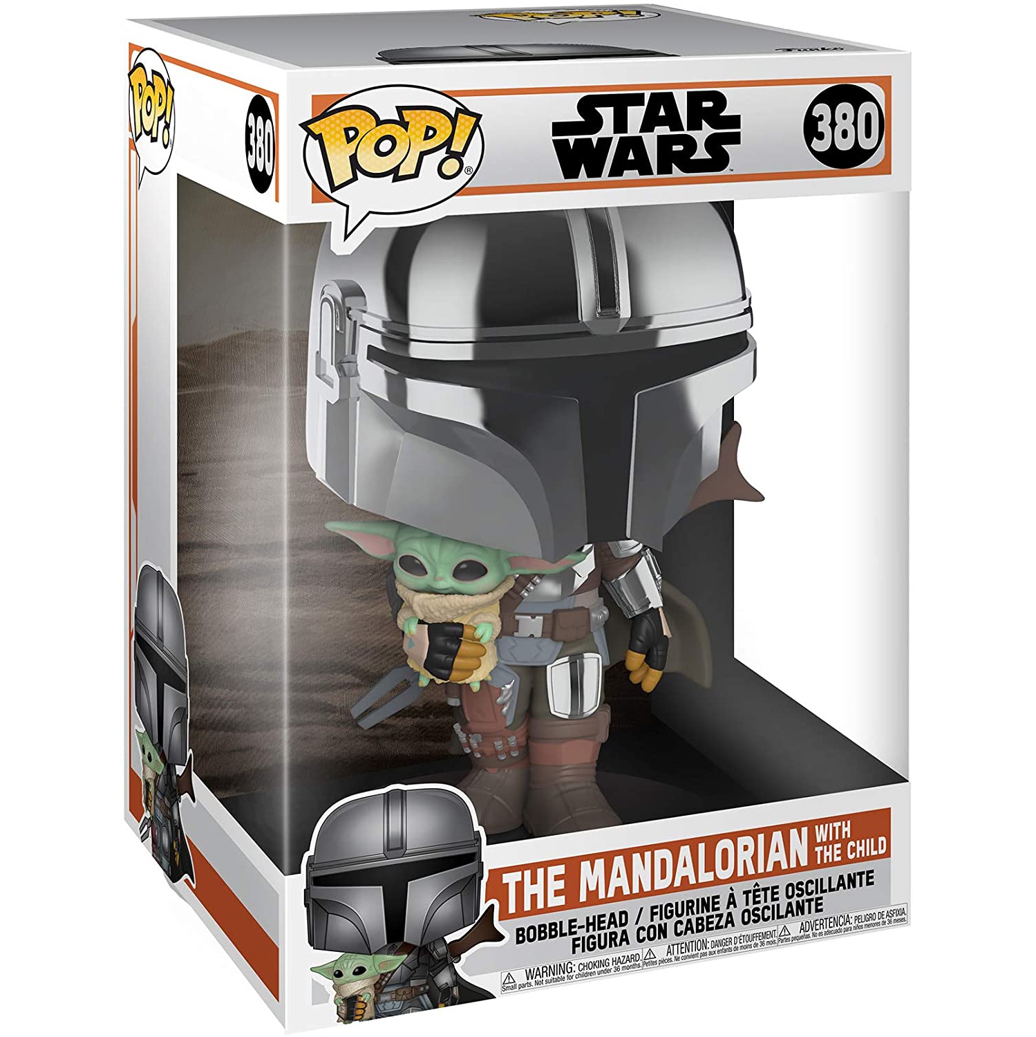 Funko Pop! Star Wars The Mandalorian with the Child 10-inch