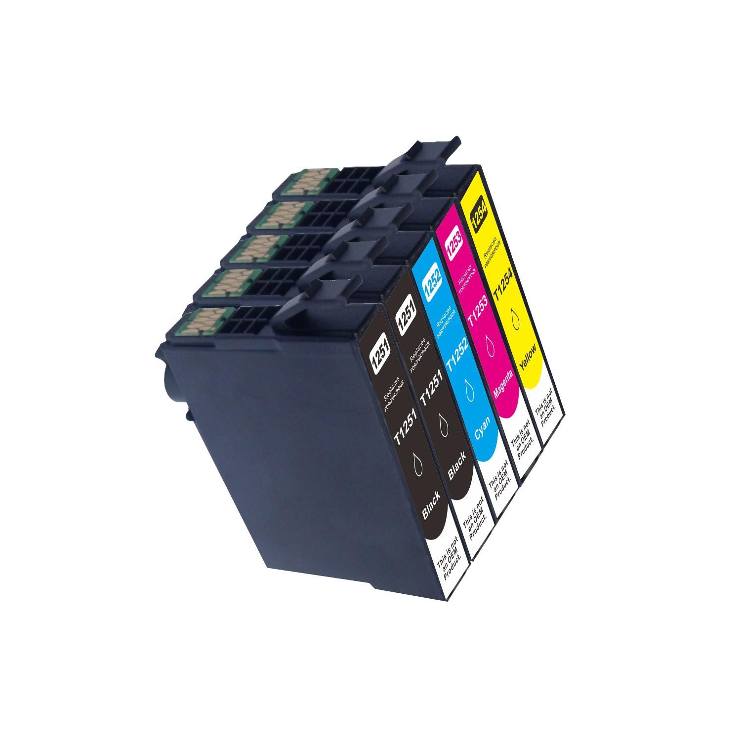 5 Ink Compatible T125 Ink Cartridges for Epson T125XL