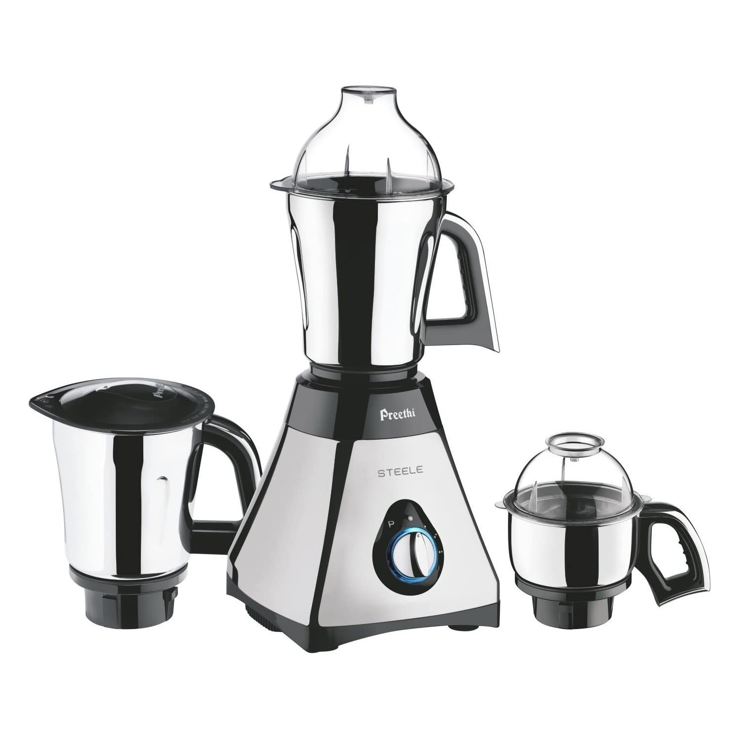 Preethi Steele Supreme 550W/ 110V 3 Jar Mixer Grinder