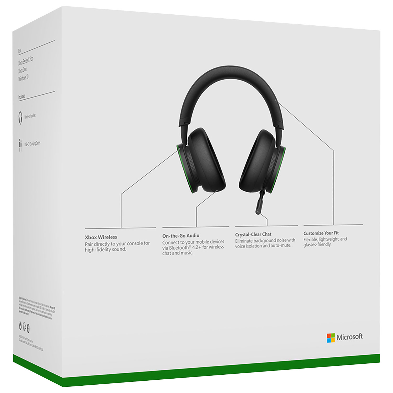 Casque d'écoute sans fil Xbox pour Xbox Series X, S/Xbox One / Windows 10