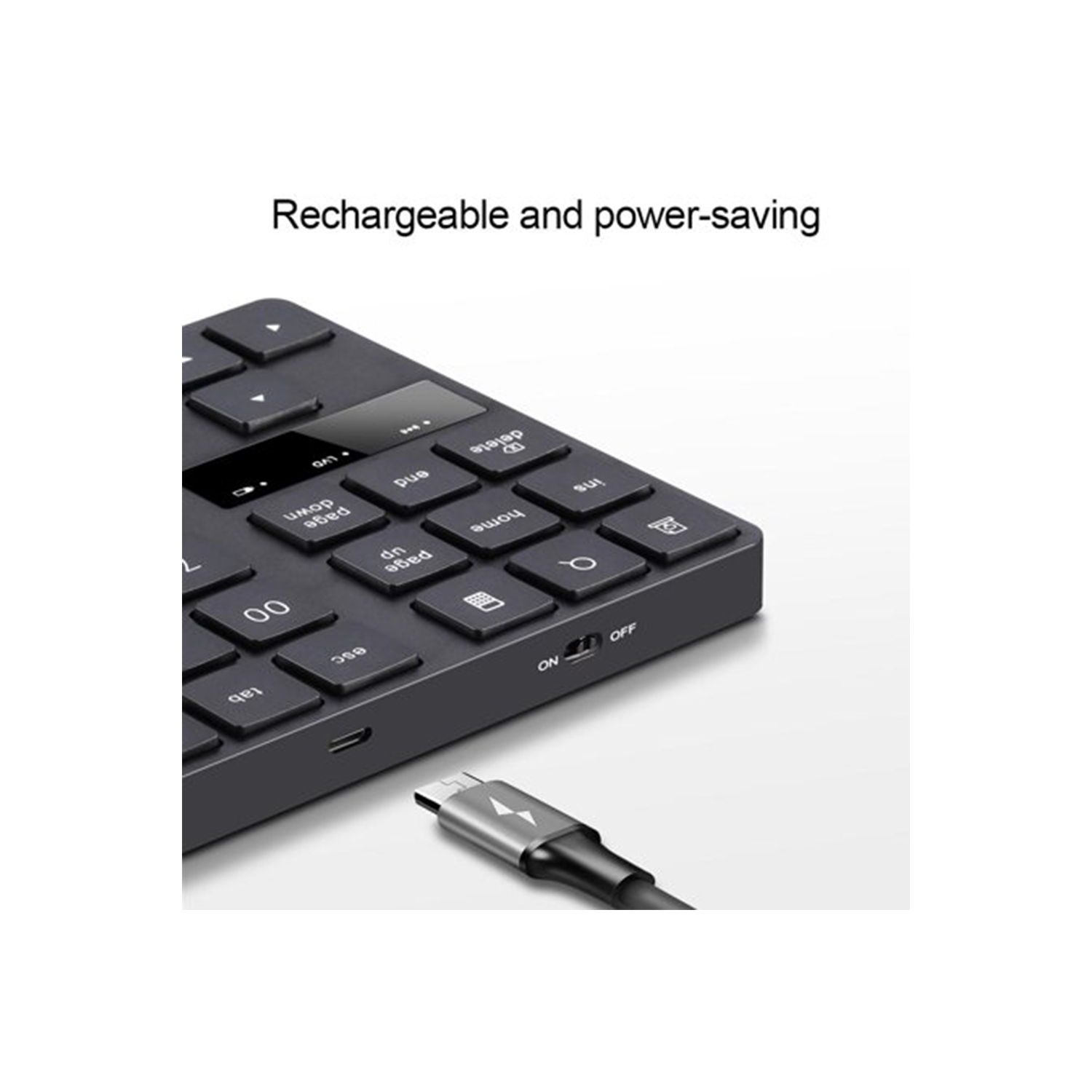 35 Keys 2.4Ghz Wireless Rechargeable battery Numeric Keypad Keyboard