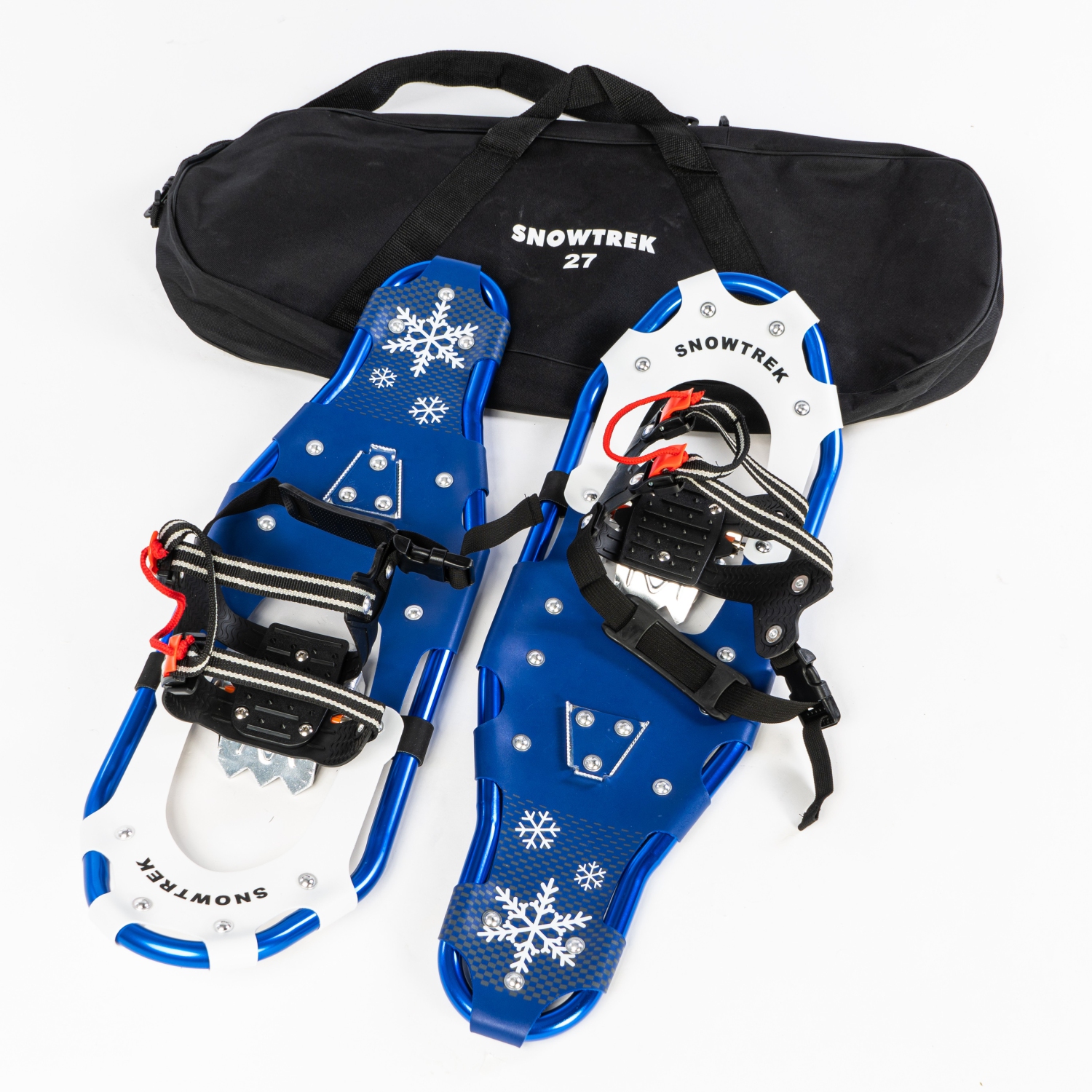 人気 SNOWTREK Aluminum Snowshoes for Kids, Youth and Adults with Carrying Bag  並行輸入品