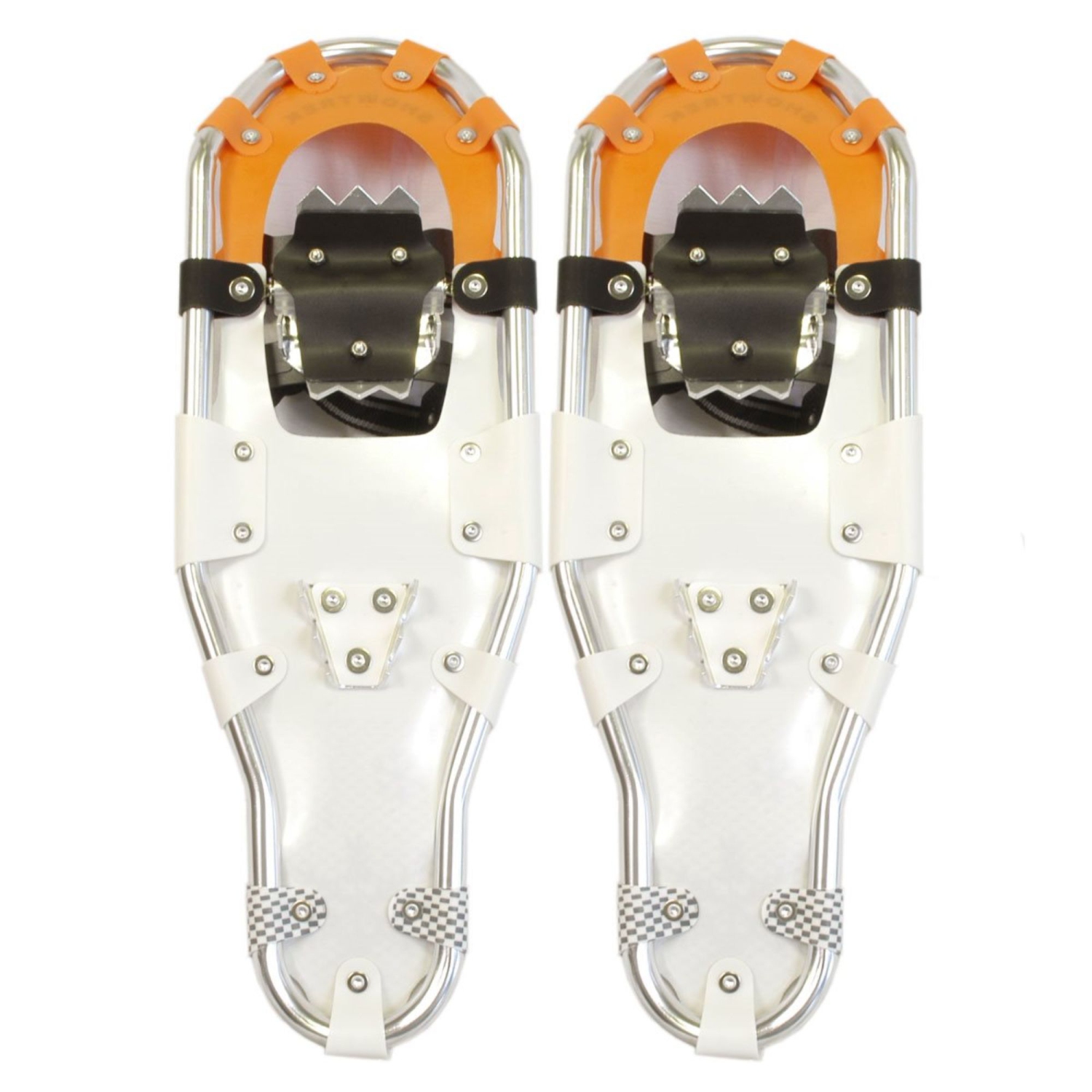SNOWTREK Aluminum Snowshoes for Youth and Adults, Snow Shoes with Carrying Bag - Size 25