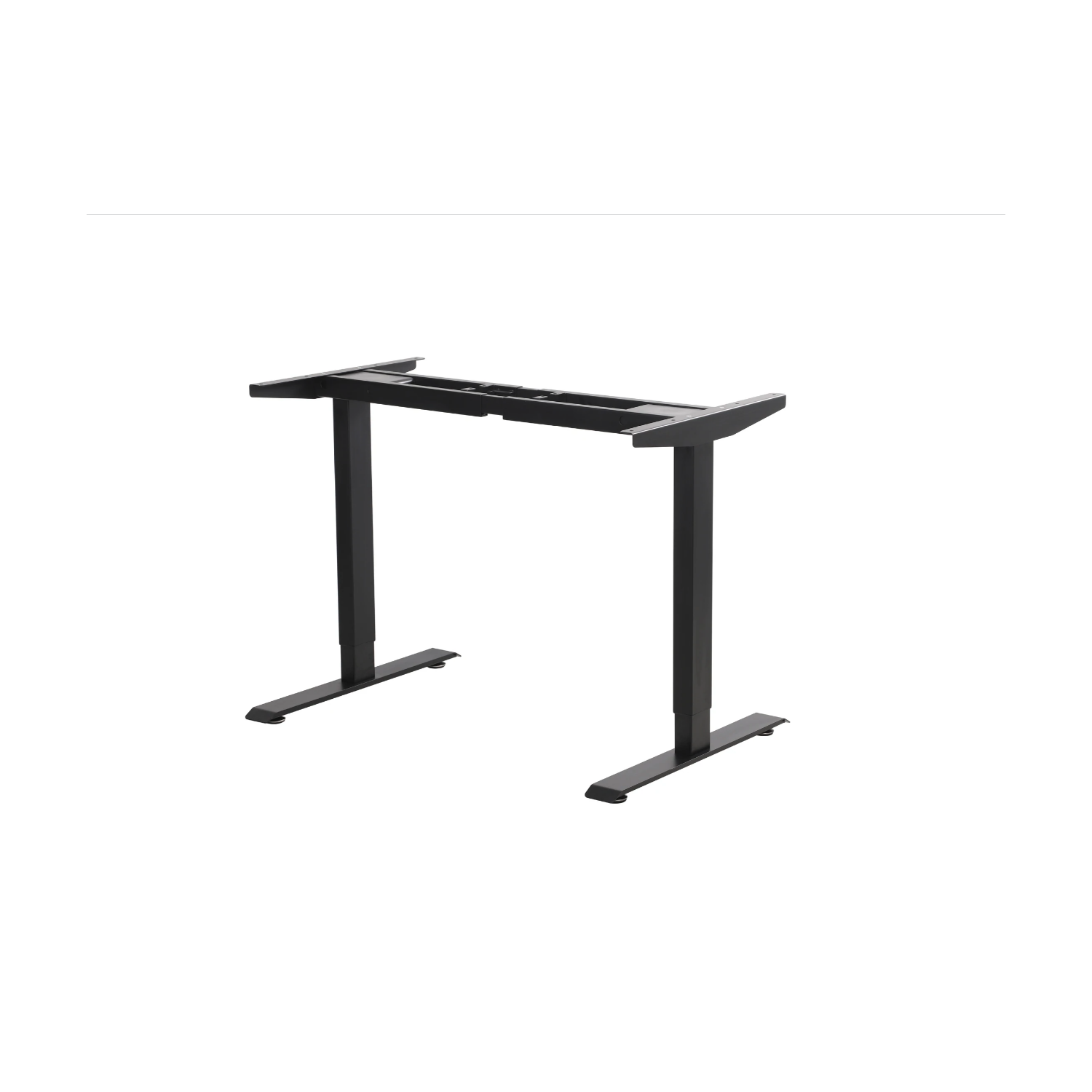 Bureau debout à hauteur réglable électrique Home Office d’ordinateur EFFYDEESK - cadre noir