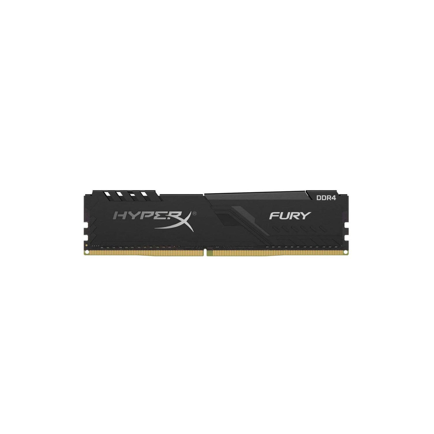KINGSTON RAM HyperX Fury 8GB 3200MHz DDR4 CL16 DIMM 1Rx8 Black XMP Desktop Memory Single Stick HX432C16FB3/8