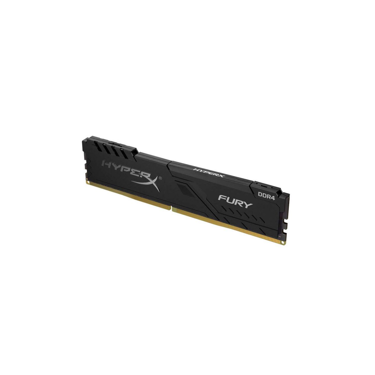 KINGSTON RAM HyperX Fury 8GB 3200MHz DDR4 CL16 DIMM 1Rx8 Black XMP Desktop Memory Single Stick HX432C16FB3/8